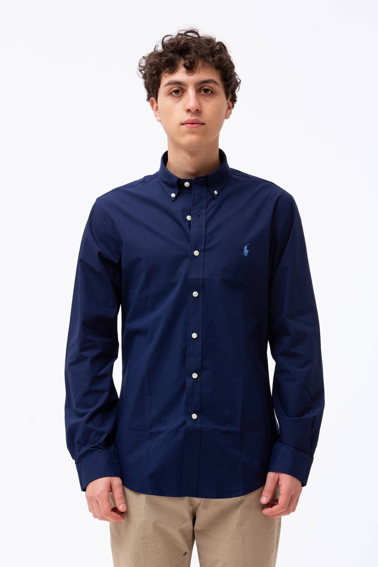 Camicia in cotone popelin 