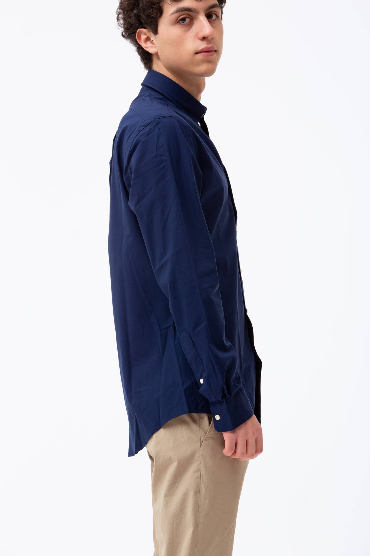 Camicia in cotone popelin