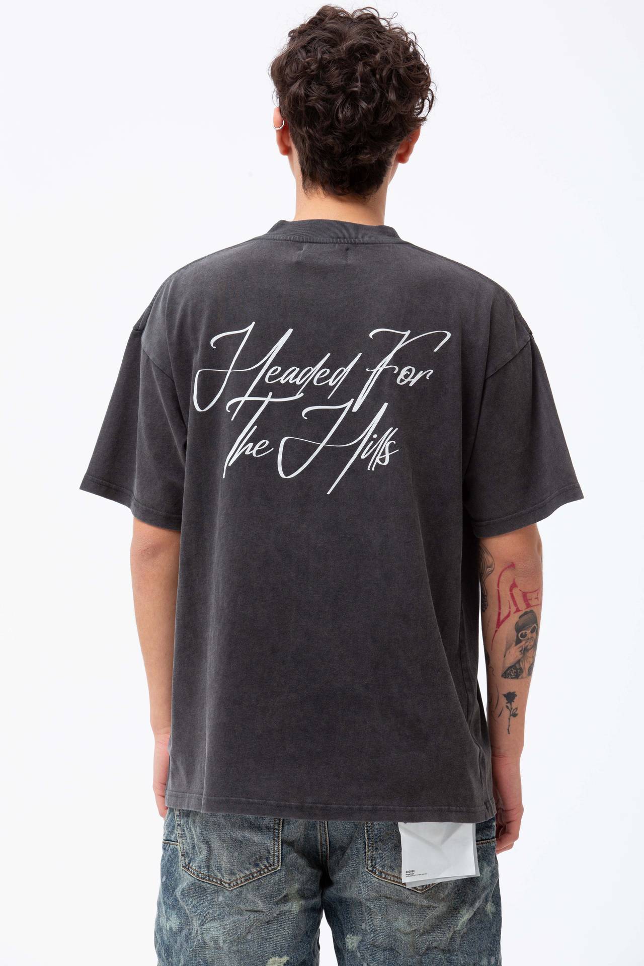 T-shirt in cotone lavato