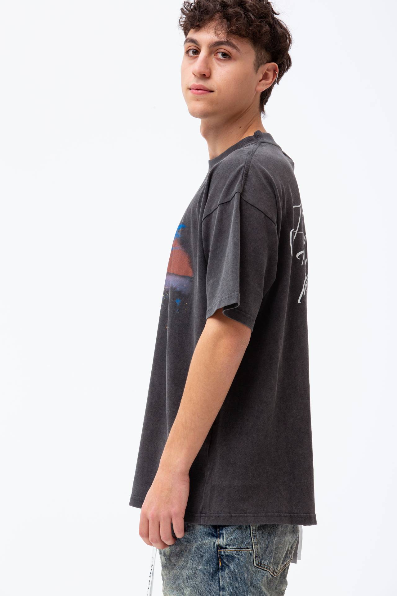 T-shirt in cotone lavato