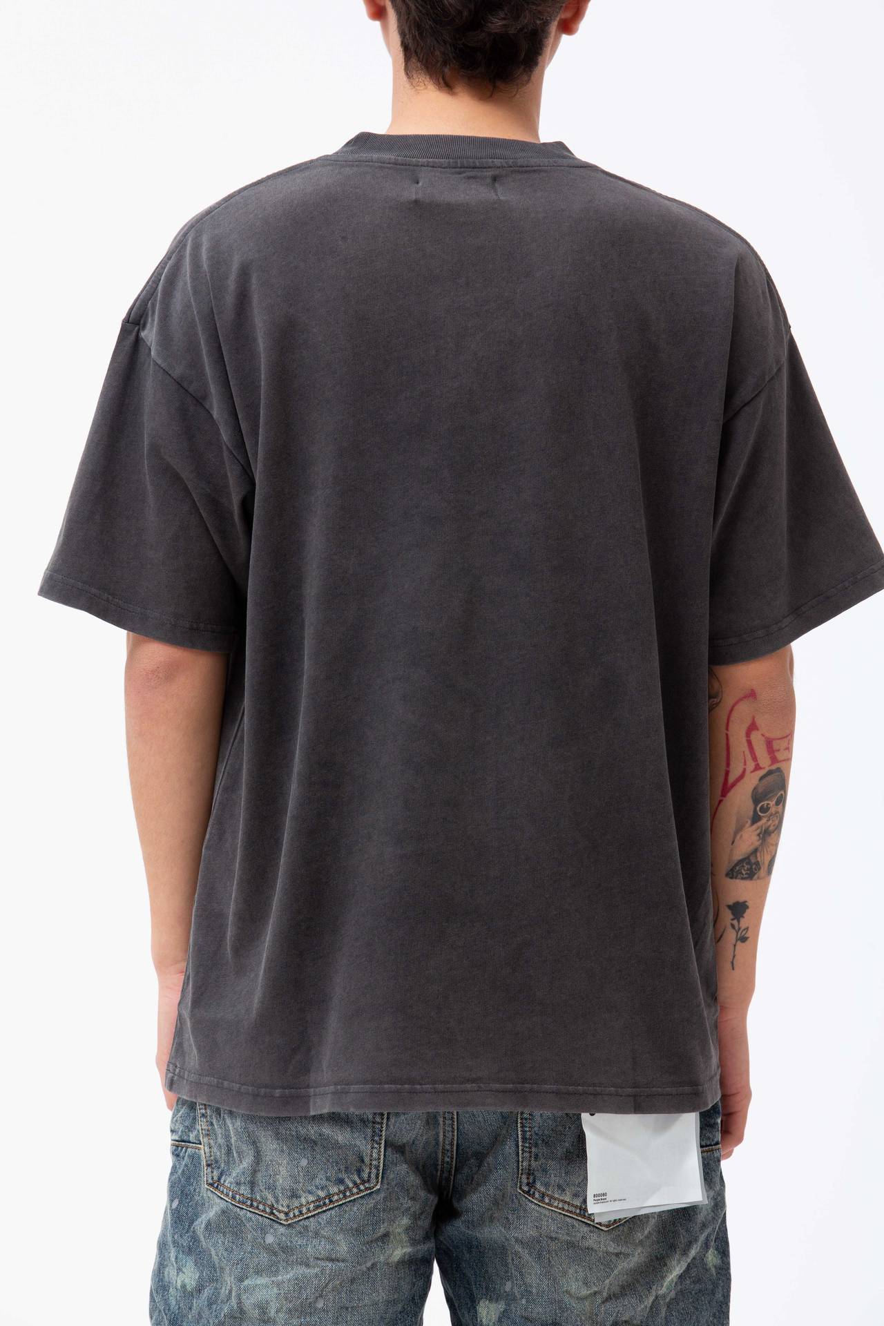  T-shirt in cotone lavato