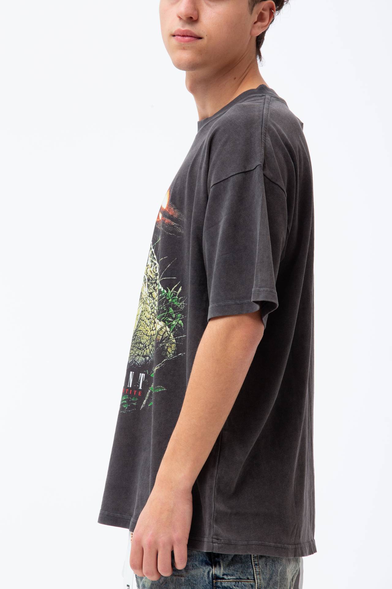  T-shirt in cotone lavato