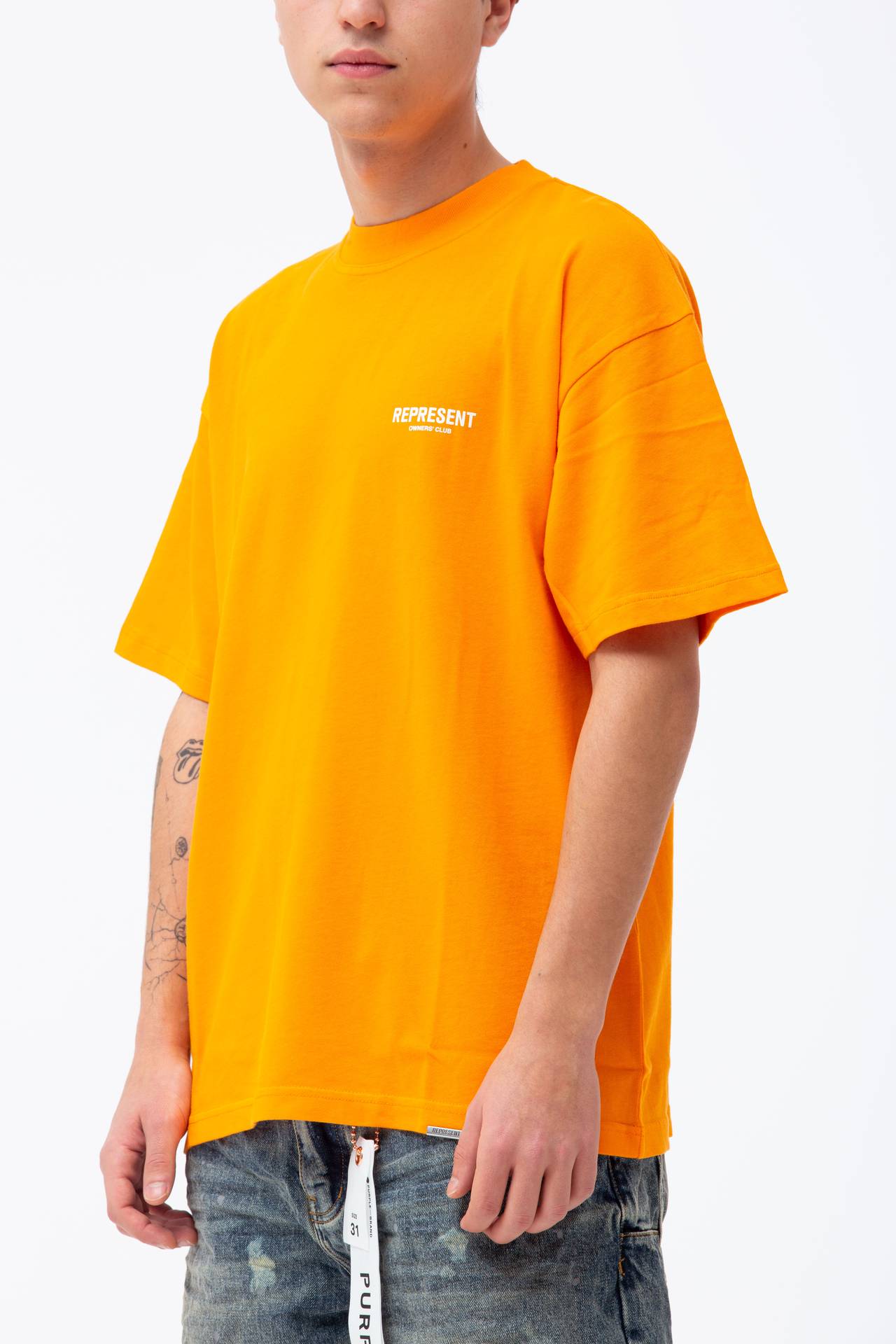 T-shirt in cotone girocollo 