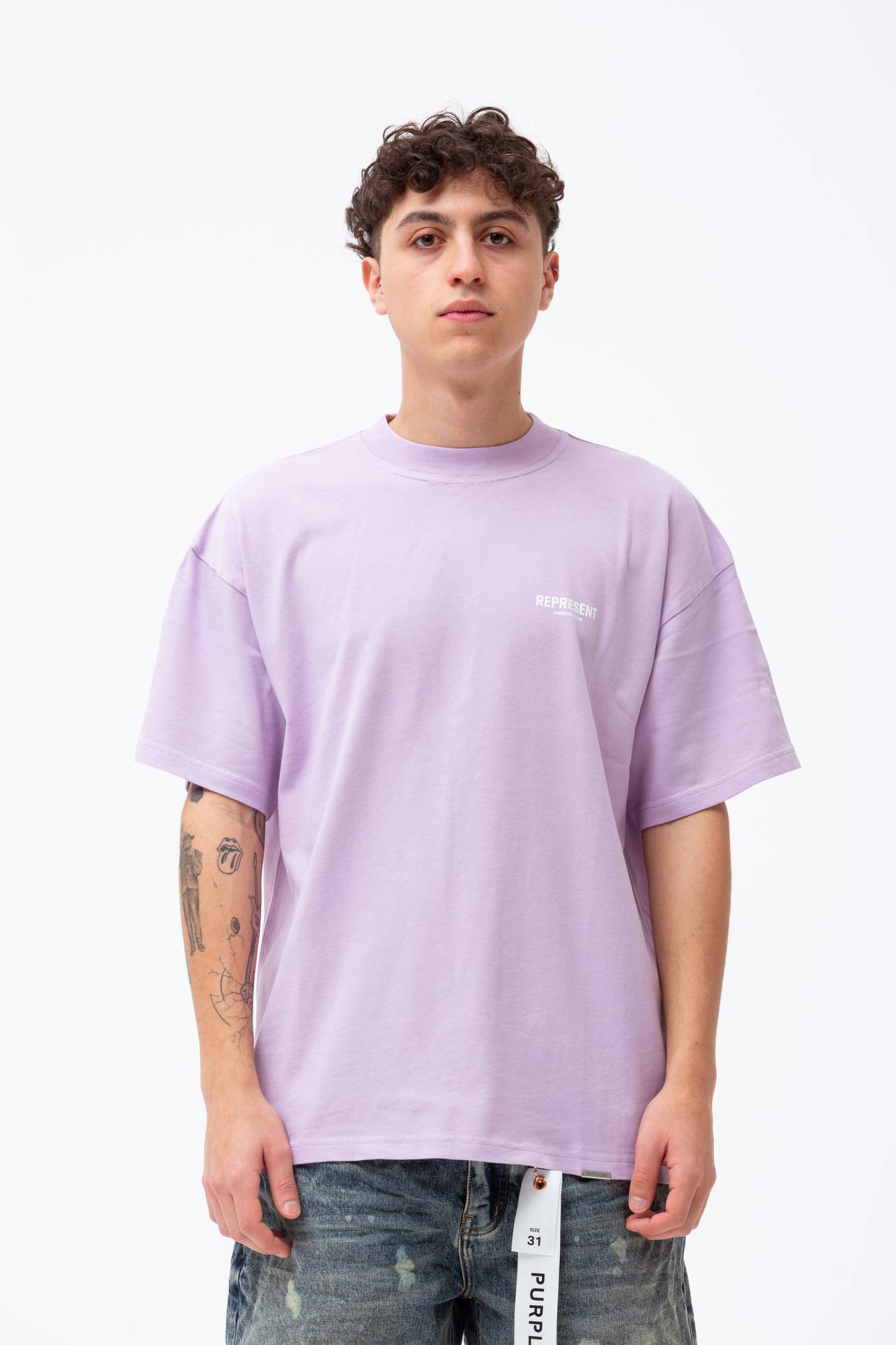 T-shirt in cotone girocollo 