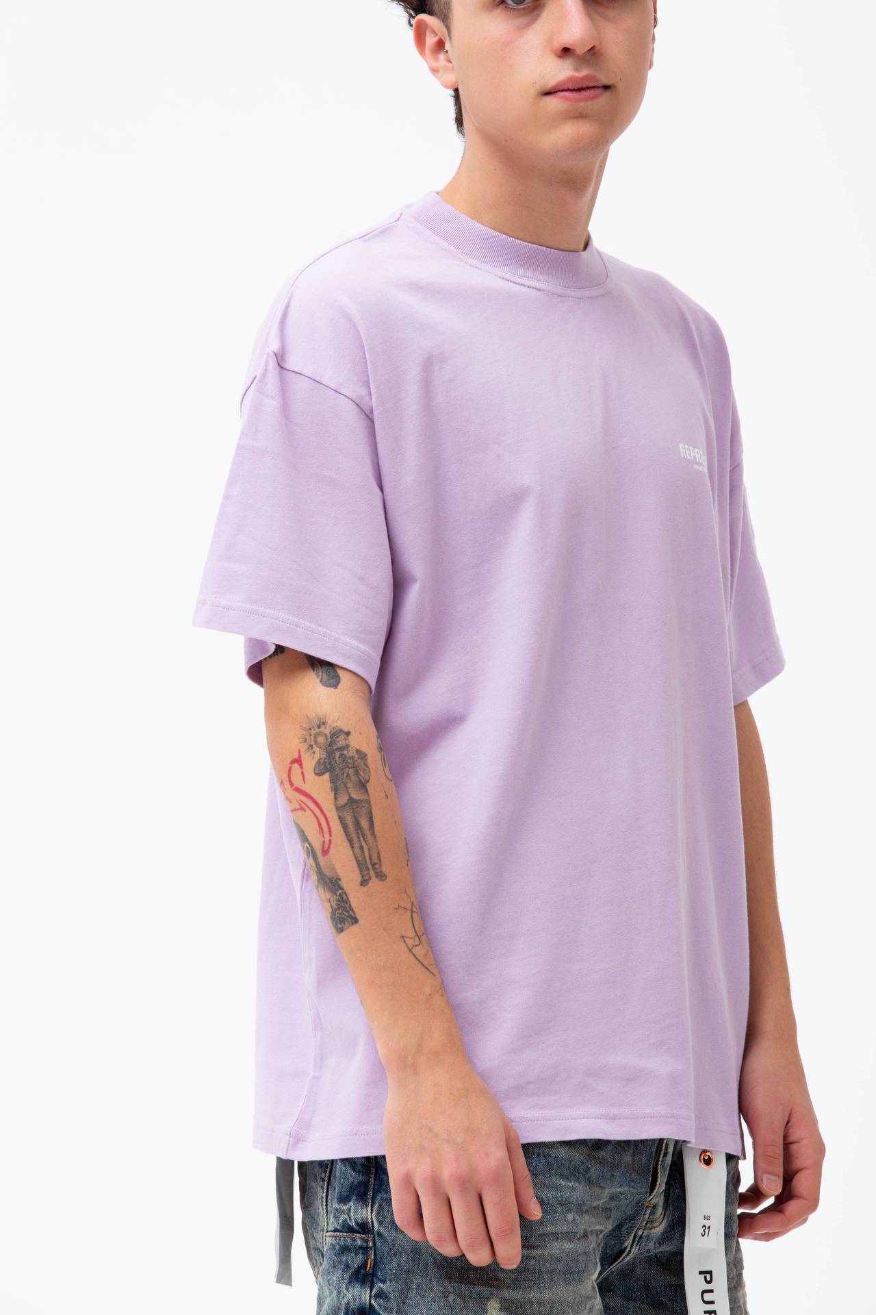 T-shirt in cotone girocollo
