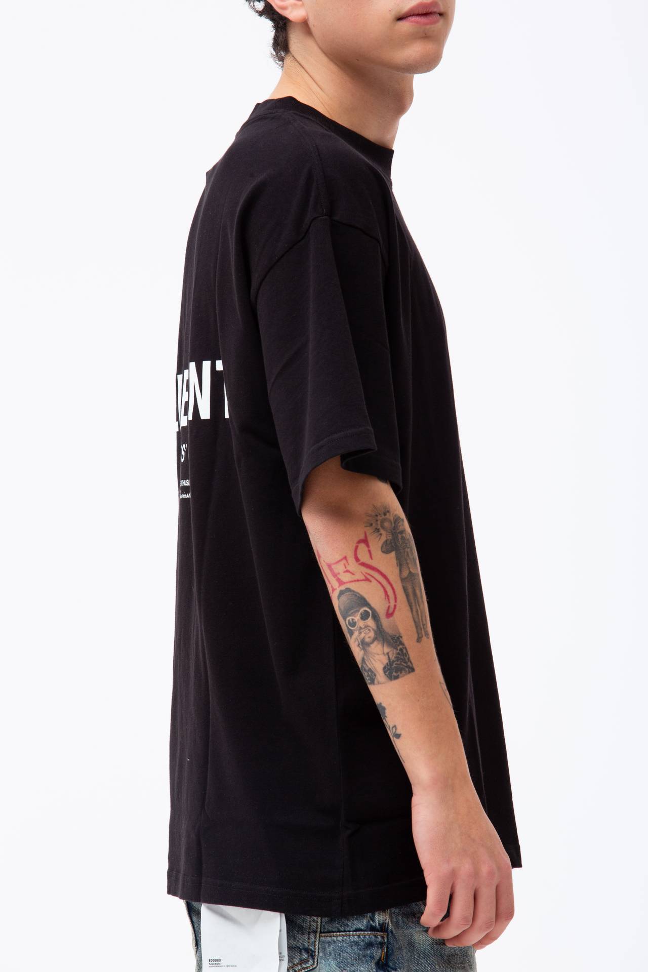 T-shirt in cotone girocollo