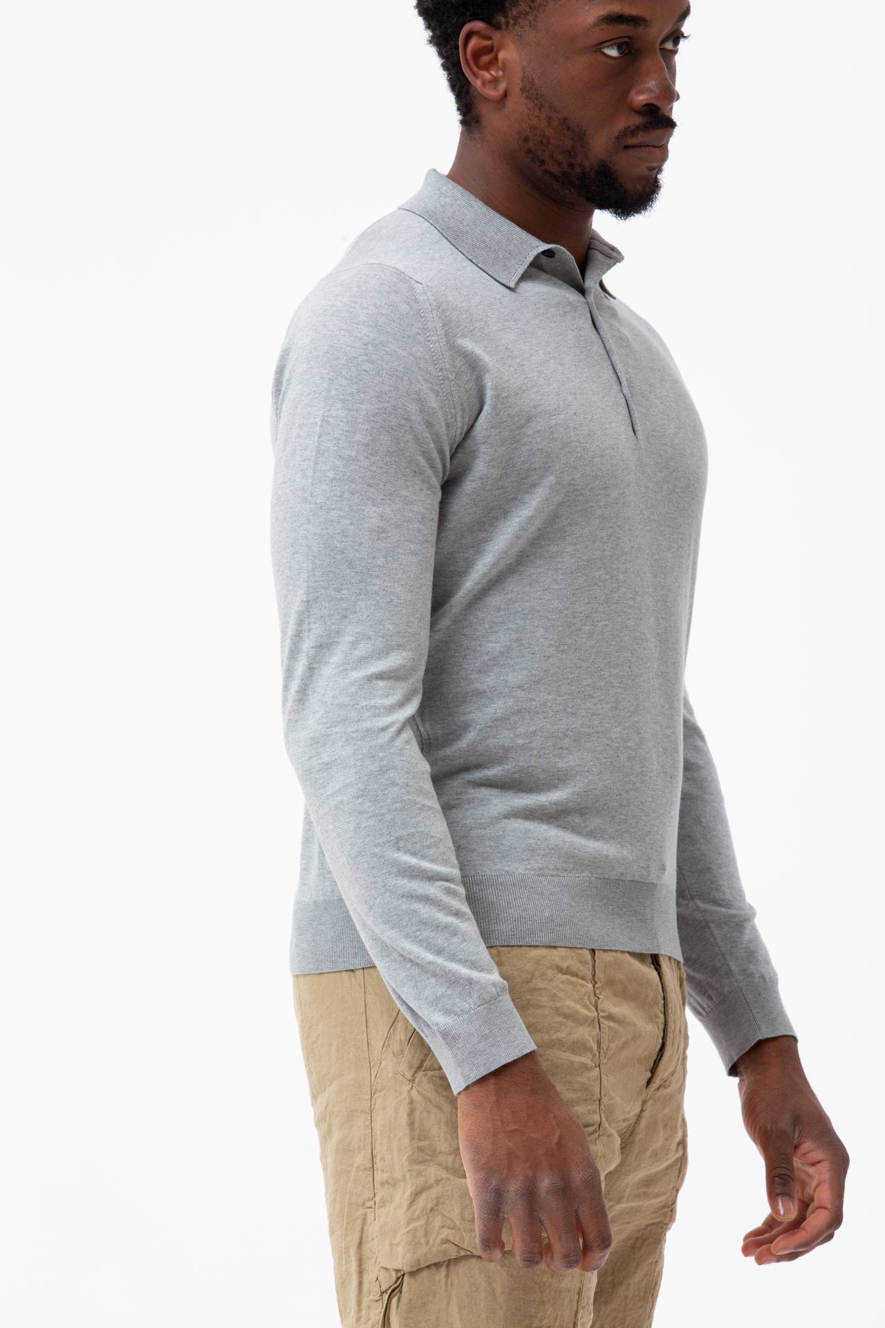 Polo in cotone sea island