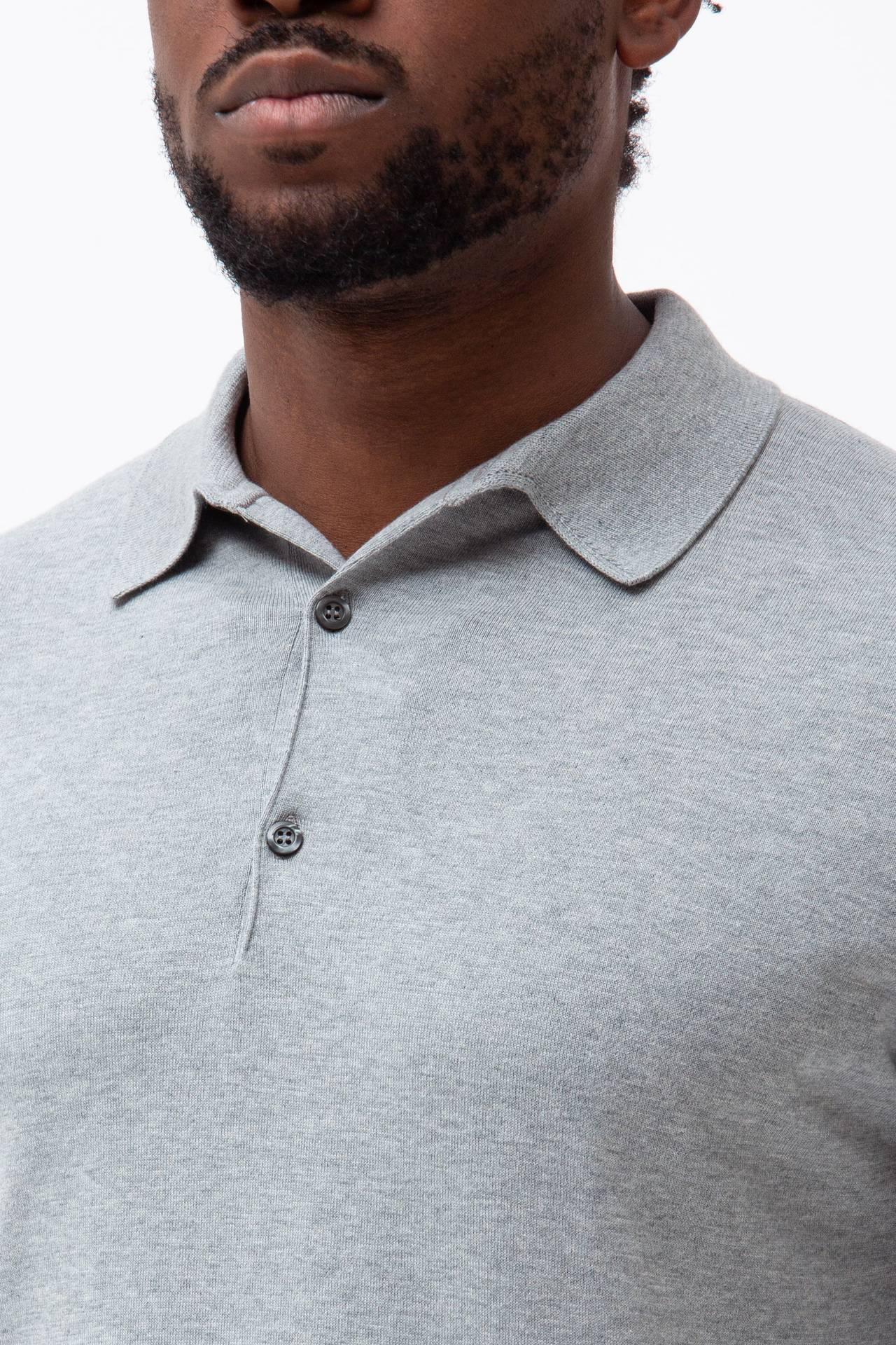 Polo in cotone sea island
