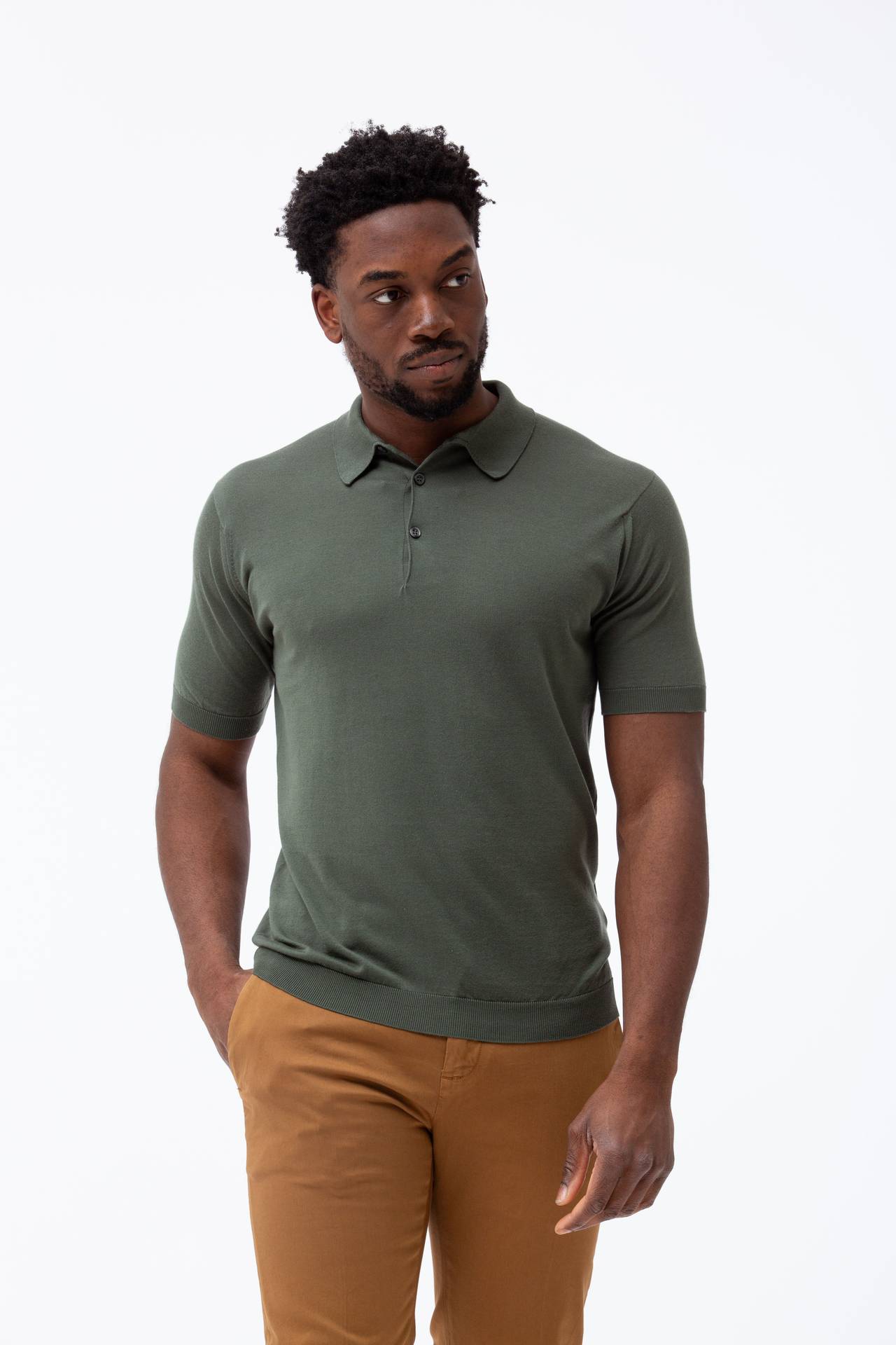 Polo KIERAN in cotone sea island