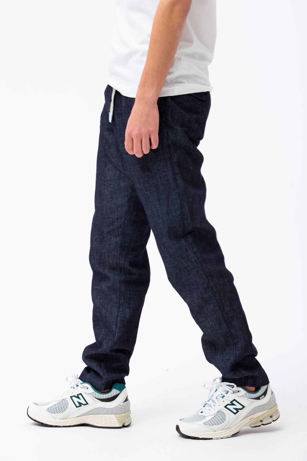 Pantalone in cotone e lino