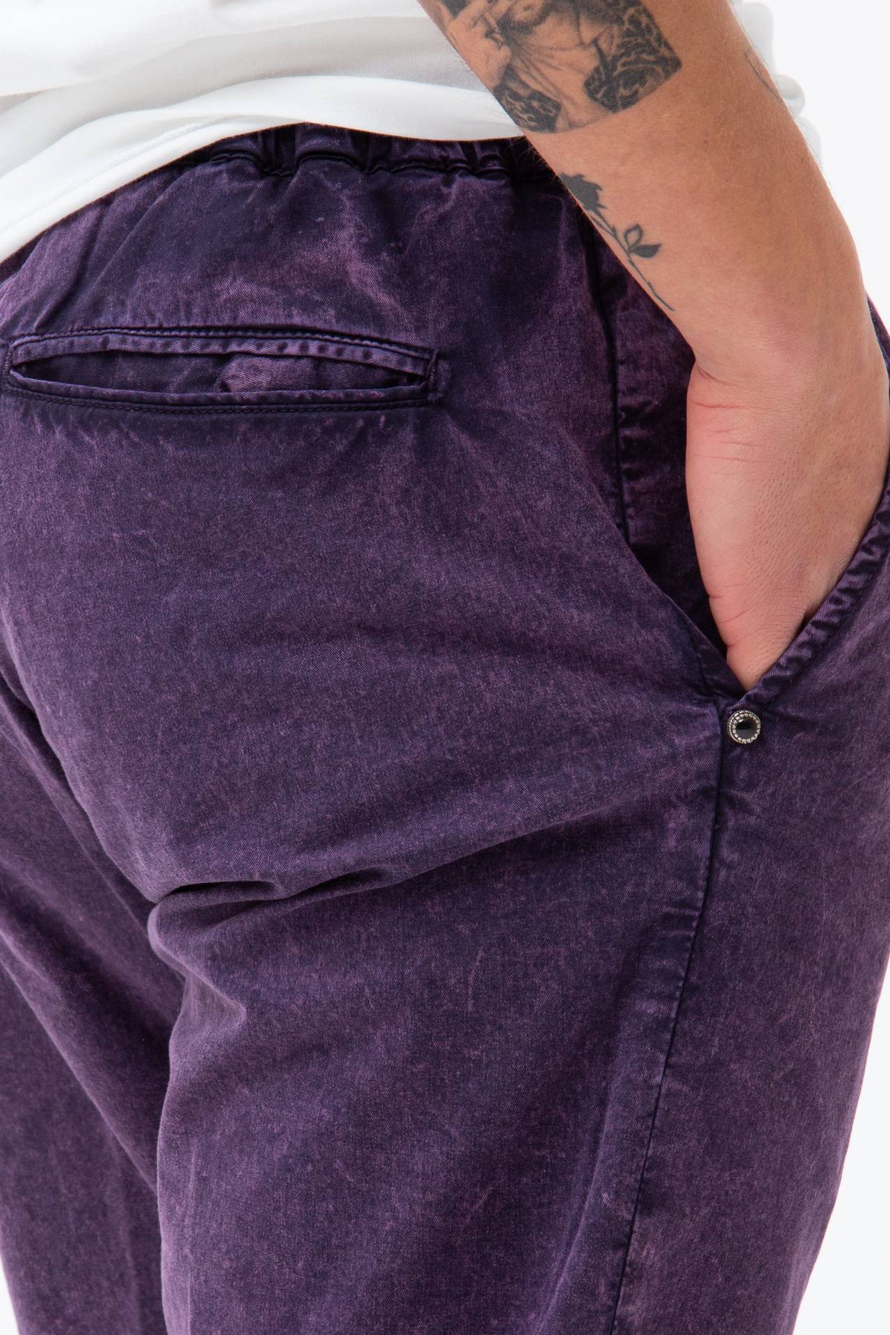 Pantalone in cotone stretch