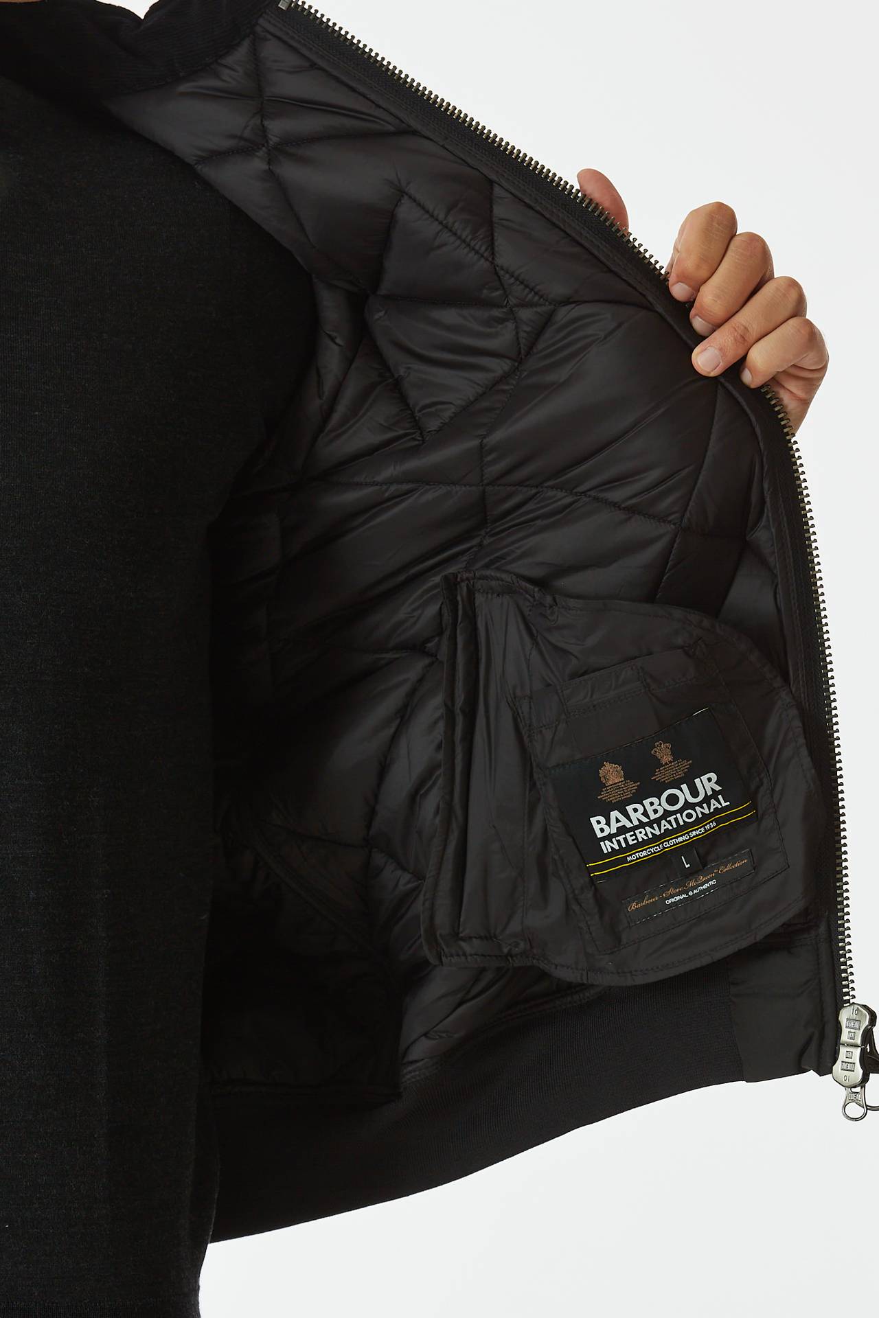 Bomber QUILTED MERCHANT nero 