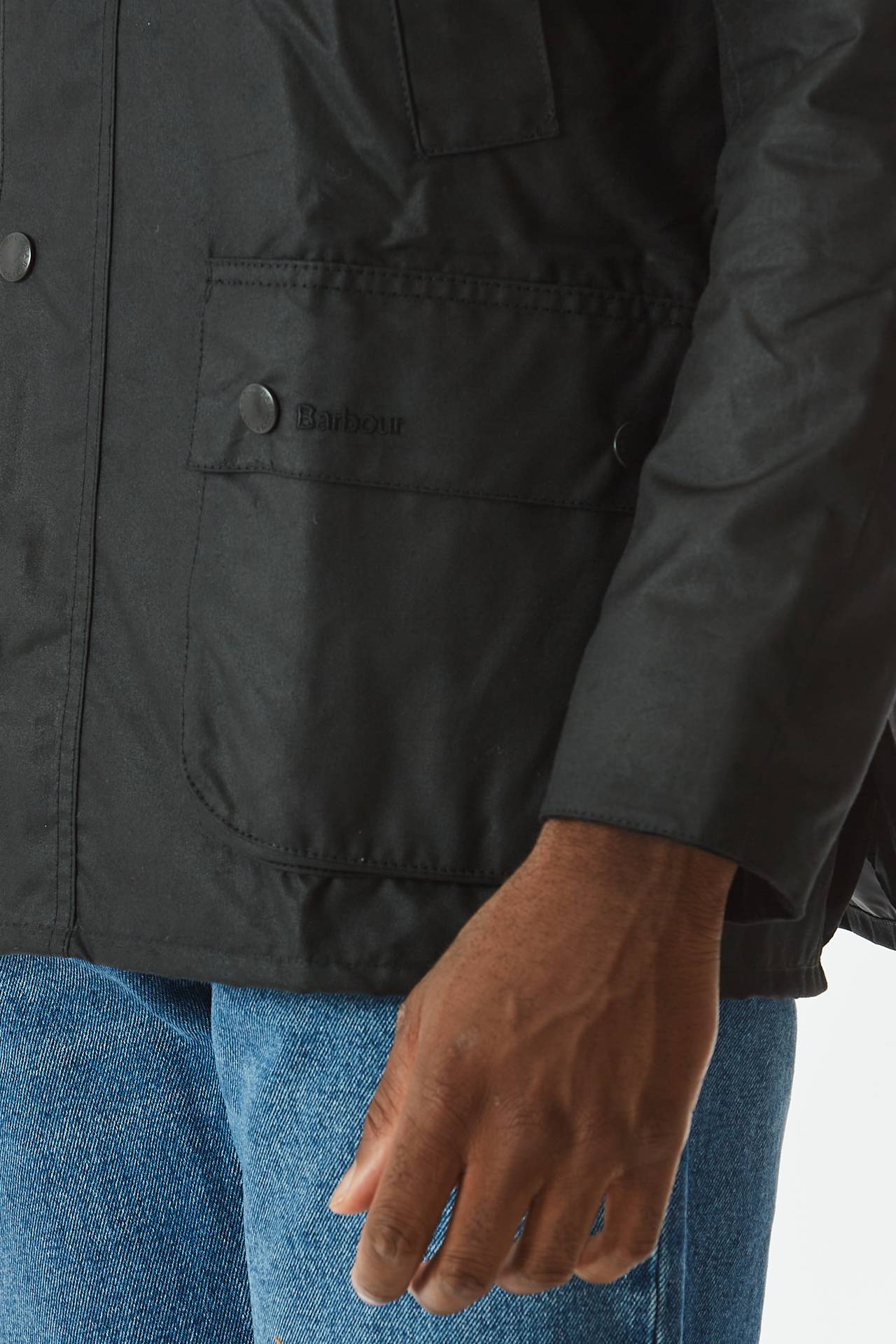 Giacca ASHBY WAX JACKET nera