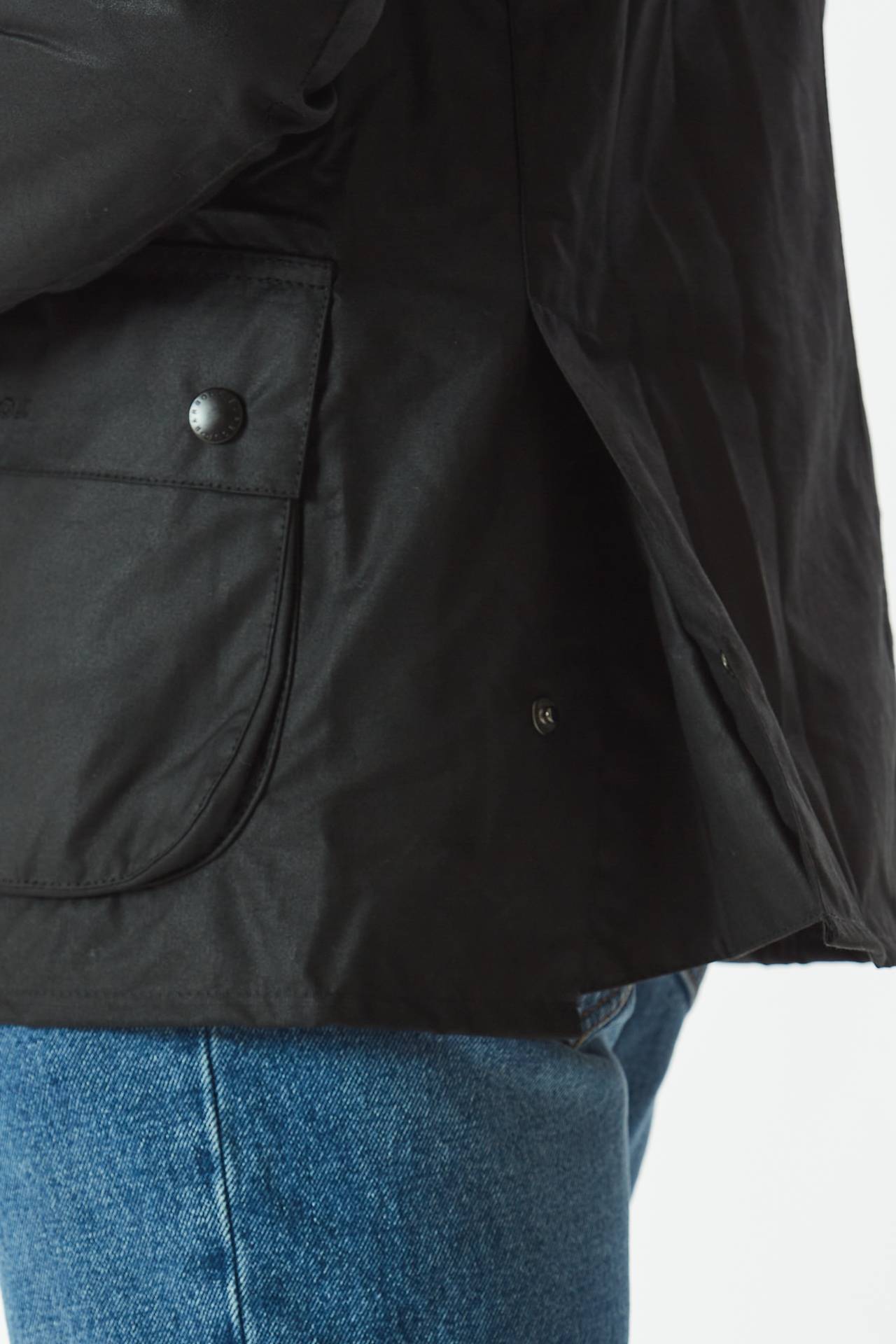 Giacca ASHBY WAX JACKET nera