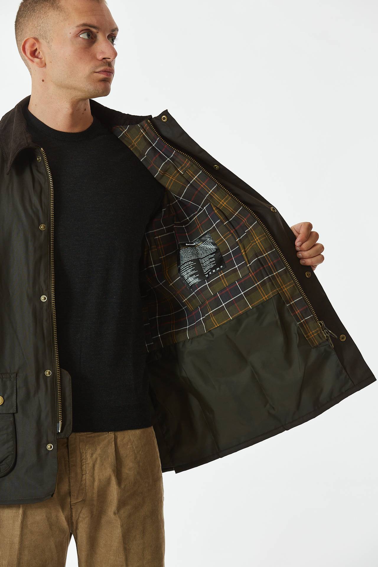 Giacca ASHBY WAX JACKET marrone 
