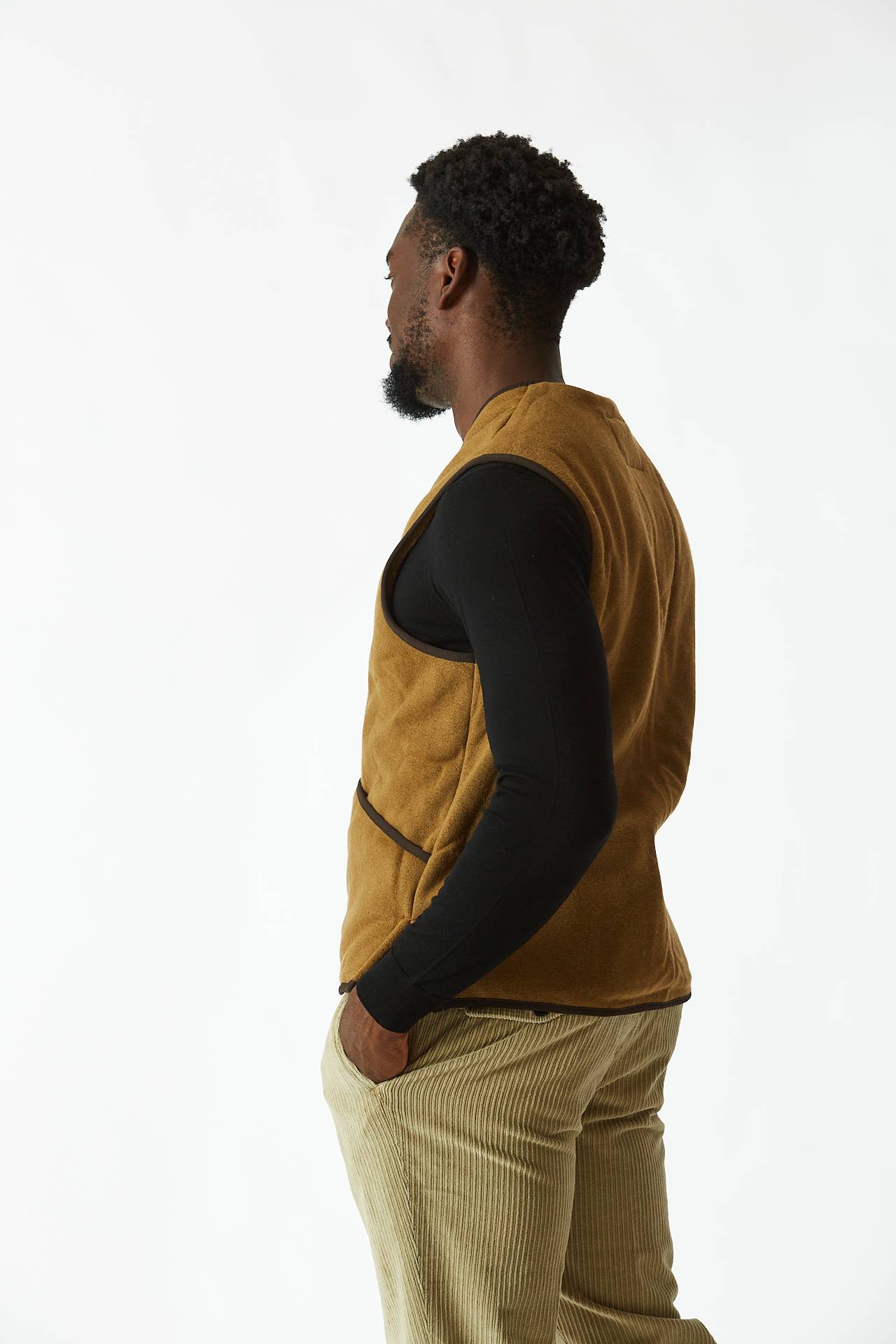 Gilet cammello 