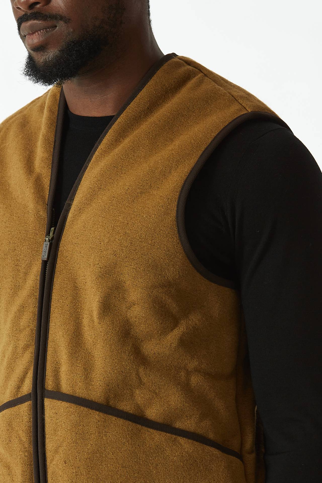 Gilet cammello 