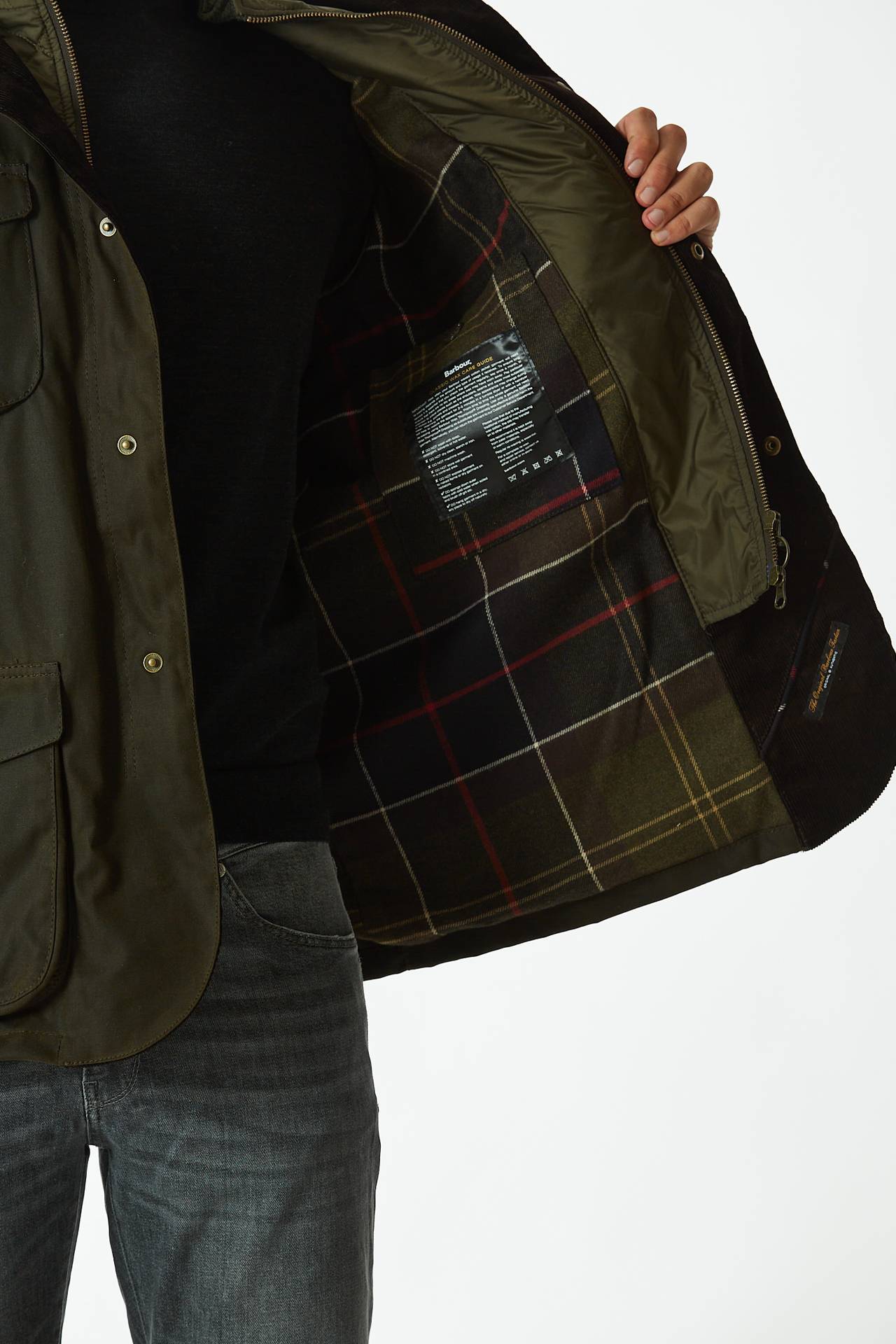 Field jacket OGSTON WAX verde