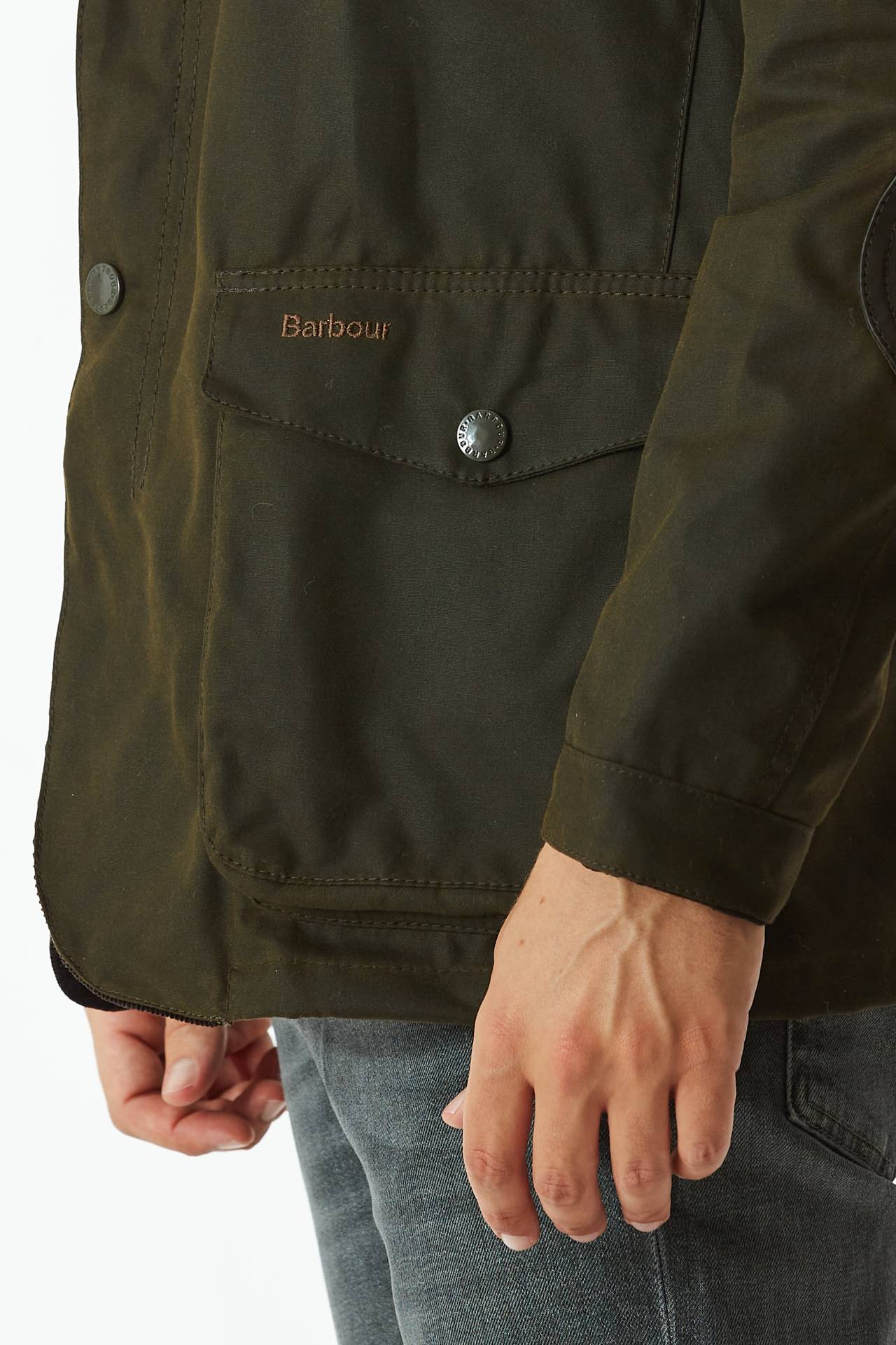 Field jacket OGSTON WAX verde