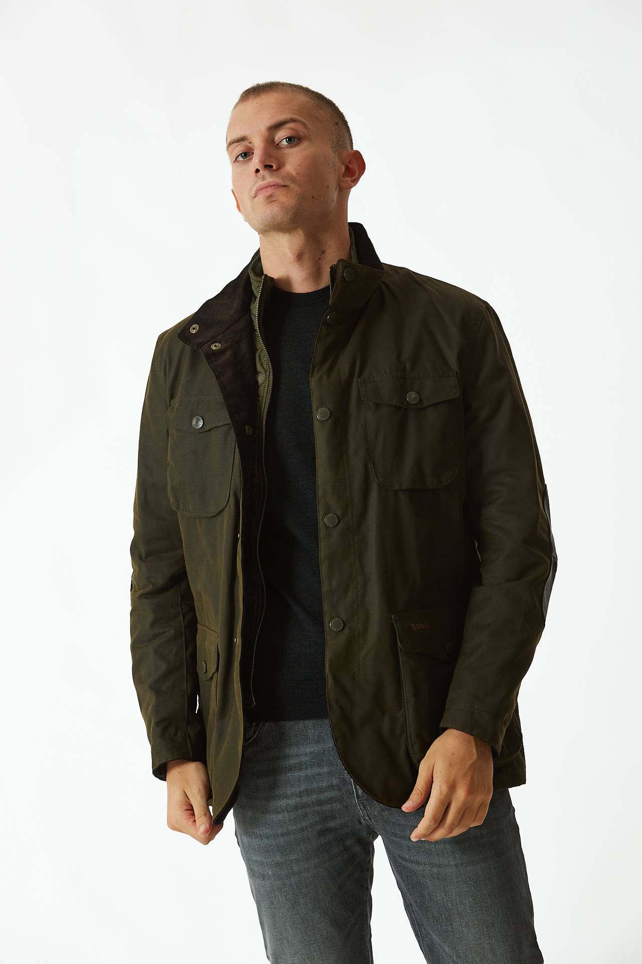 Field jacket OGSTON WAX verde