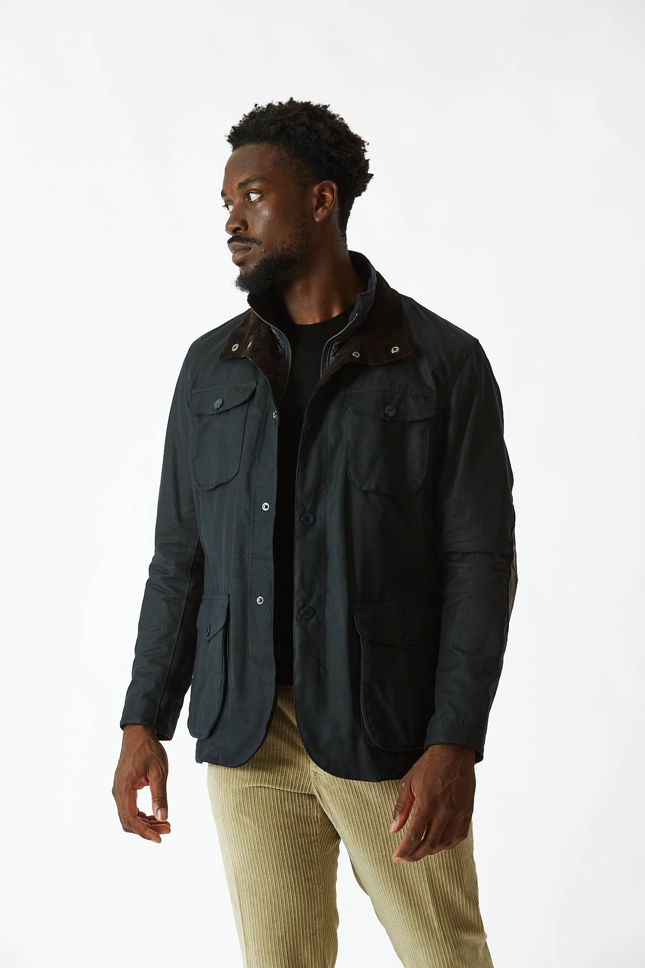 Field jacket OGSTON WAX blu