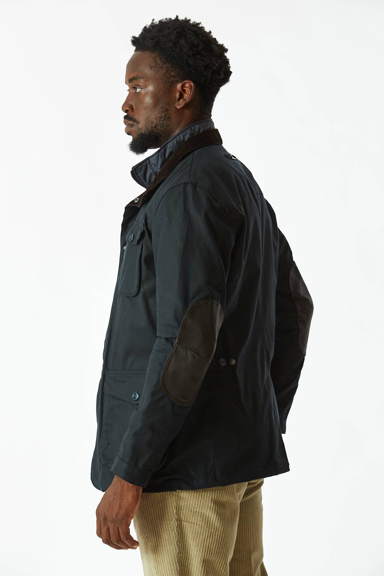 Field jacket OGSTON WAX blu 