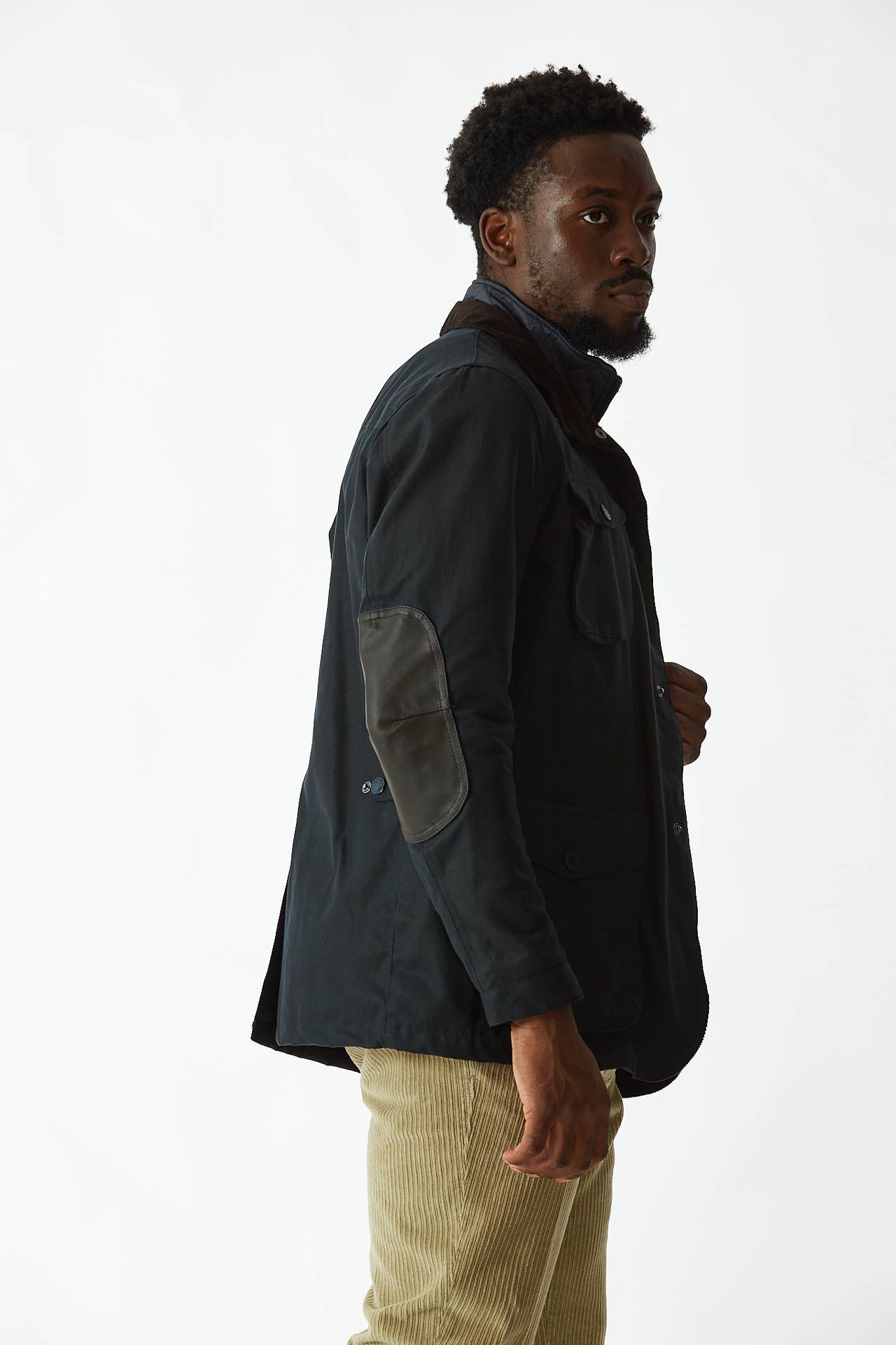 Field jacket OGSTON WAX blu 