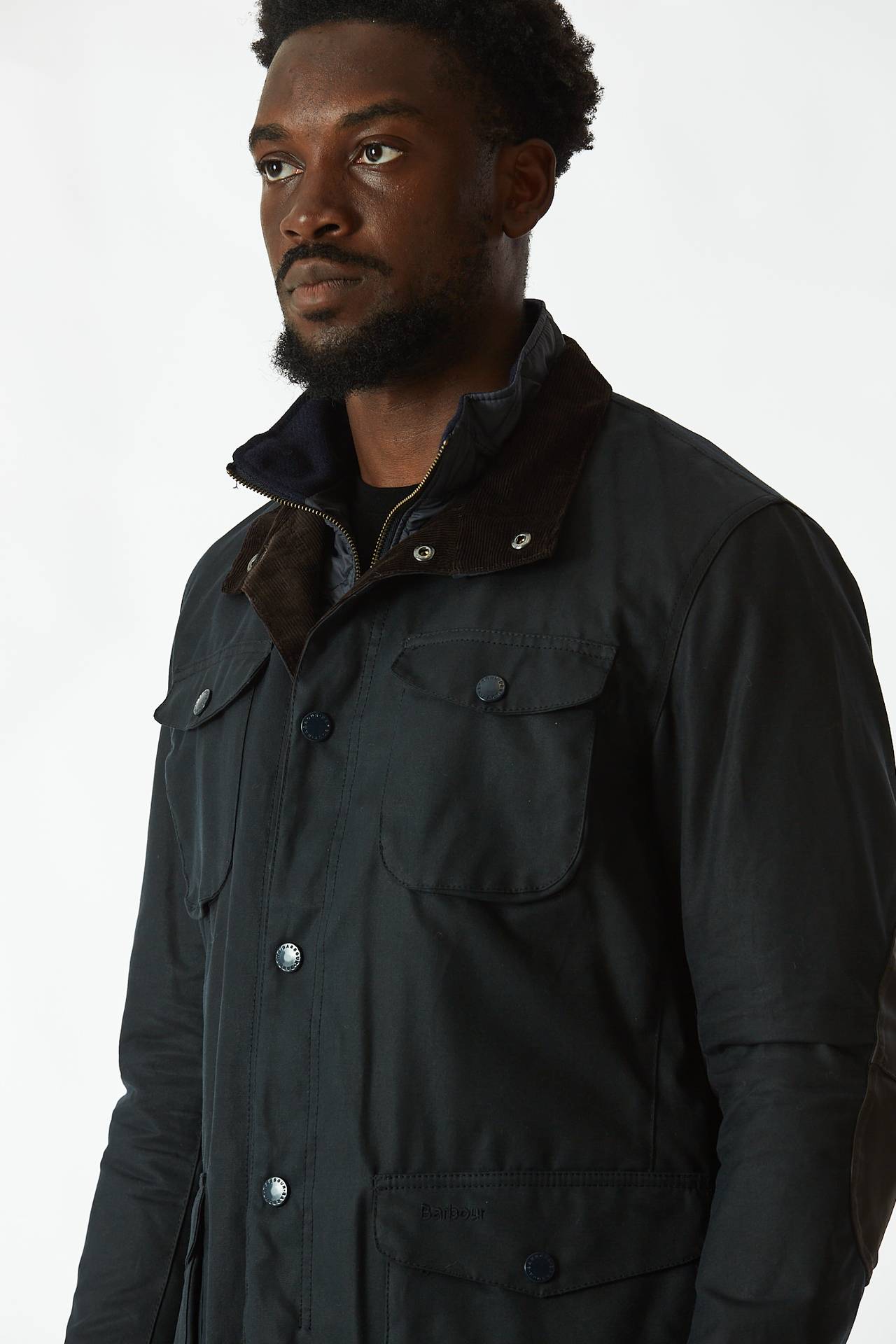 Field jacket OGSTON WAX blu 