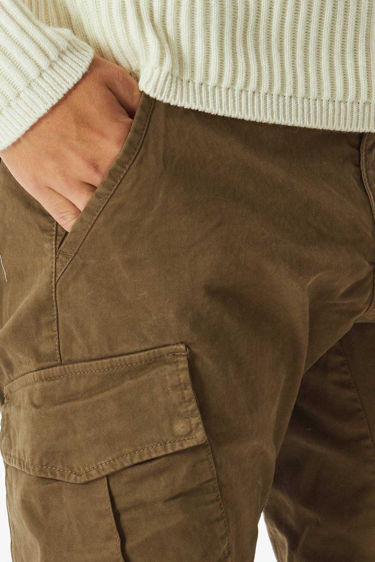 Pantalone STRETCH SATEEN ERGONOMIC - butternut
