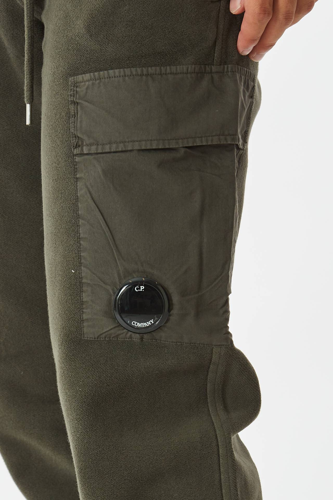 Pantalone jogging REVERSE BRUSHED - oliva