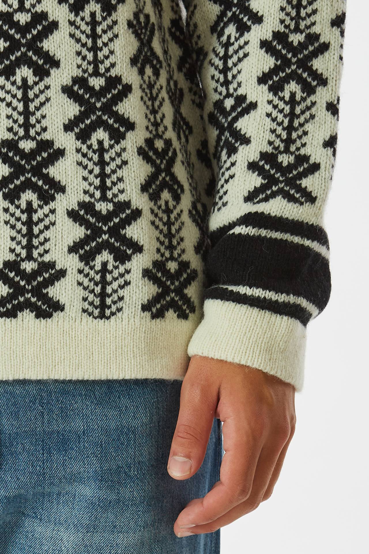 Maglia WOOL JACQUARD LOGO KNIT fantasia