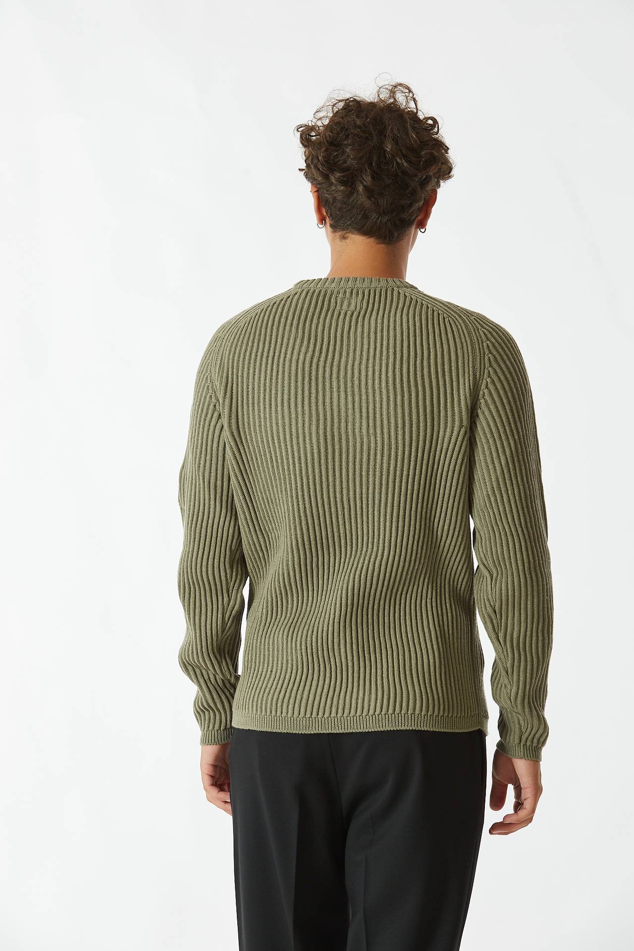 Maglia RE-WOOL KNIT salvia