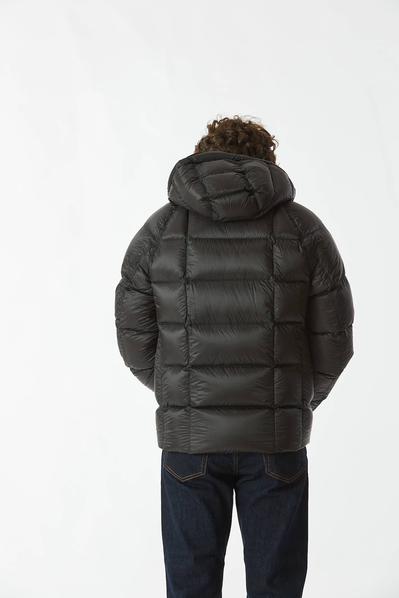 Piumino D.D. SHELL HOODED DOWN JACKET nero