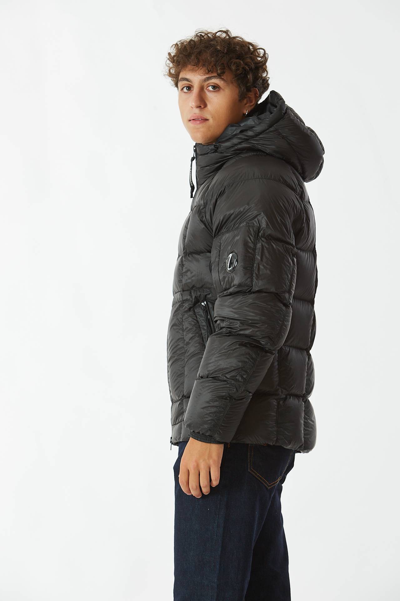 Piumino D.D. SHELL HOODED DOWN JACKET nero