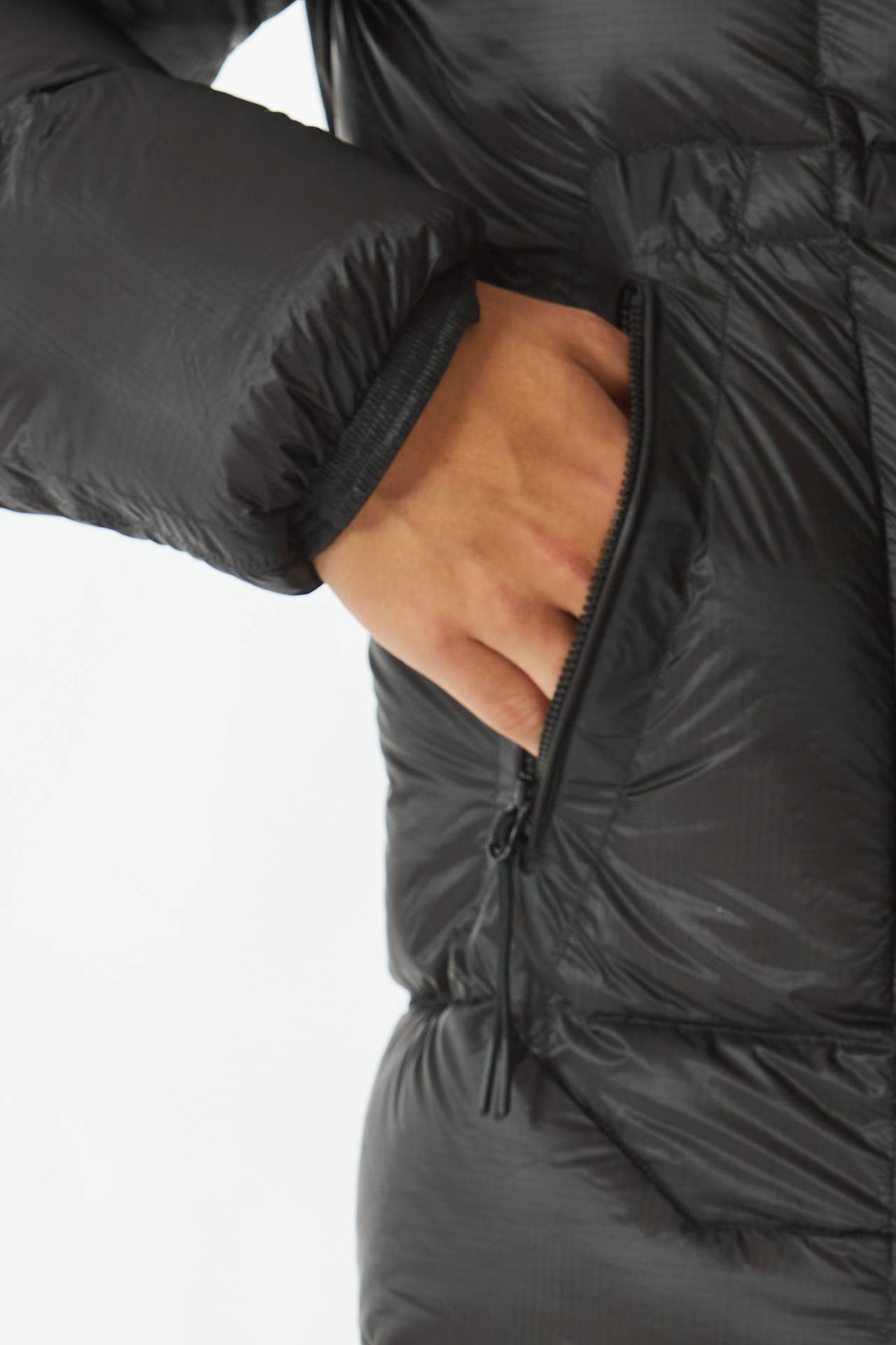 Piumino D.D. SHELL HOODED DOWN JACKET nero