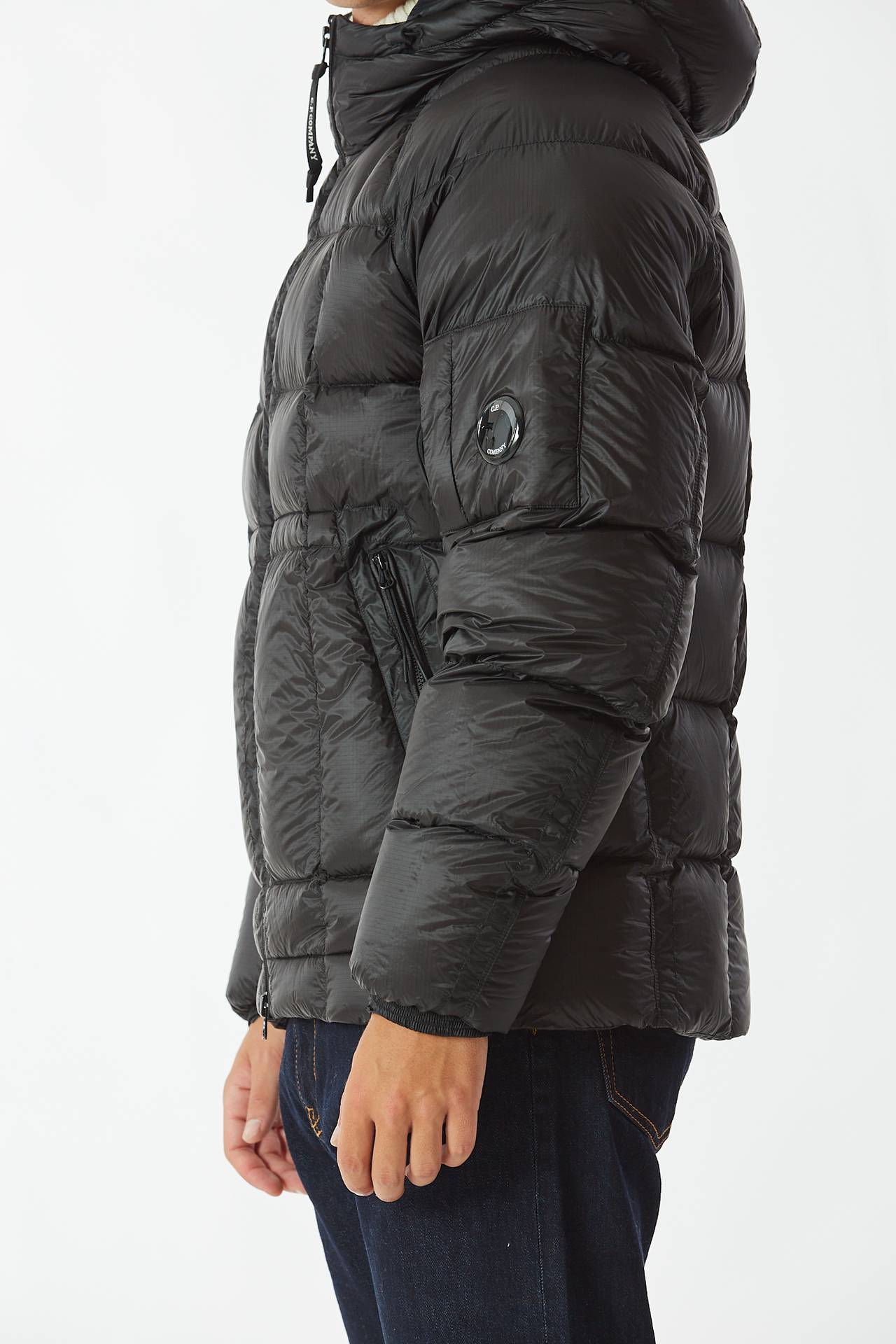 Piumino D.D. SHELL HOODED DOWN JACKET nero