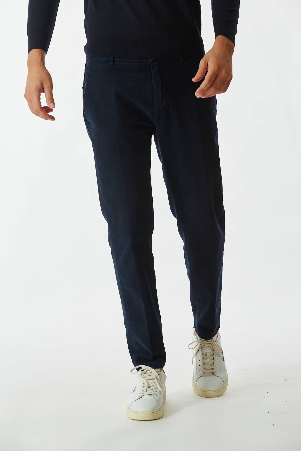 Pantalone PRINCE in fustagno blu