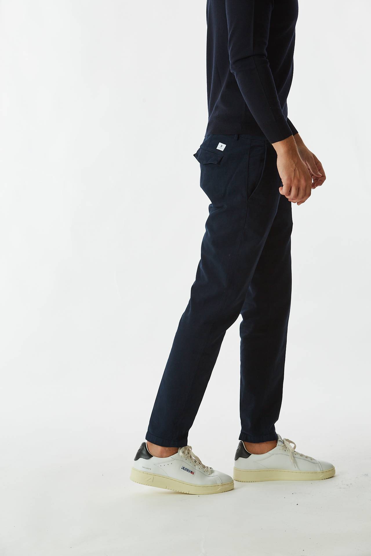 Pantalone PRINCE in fustagno blu
