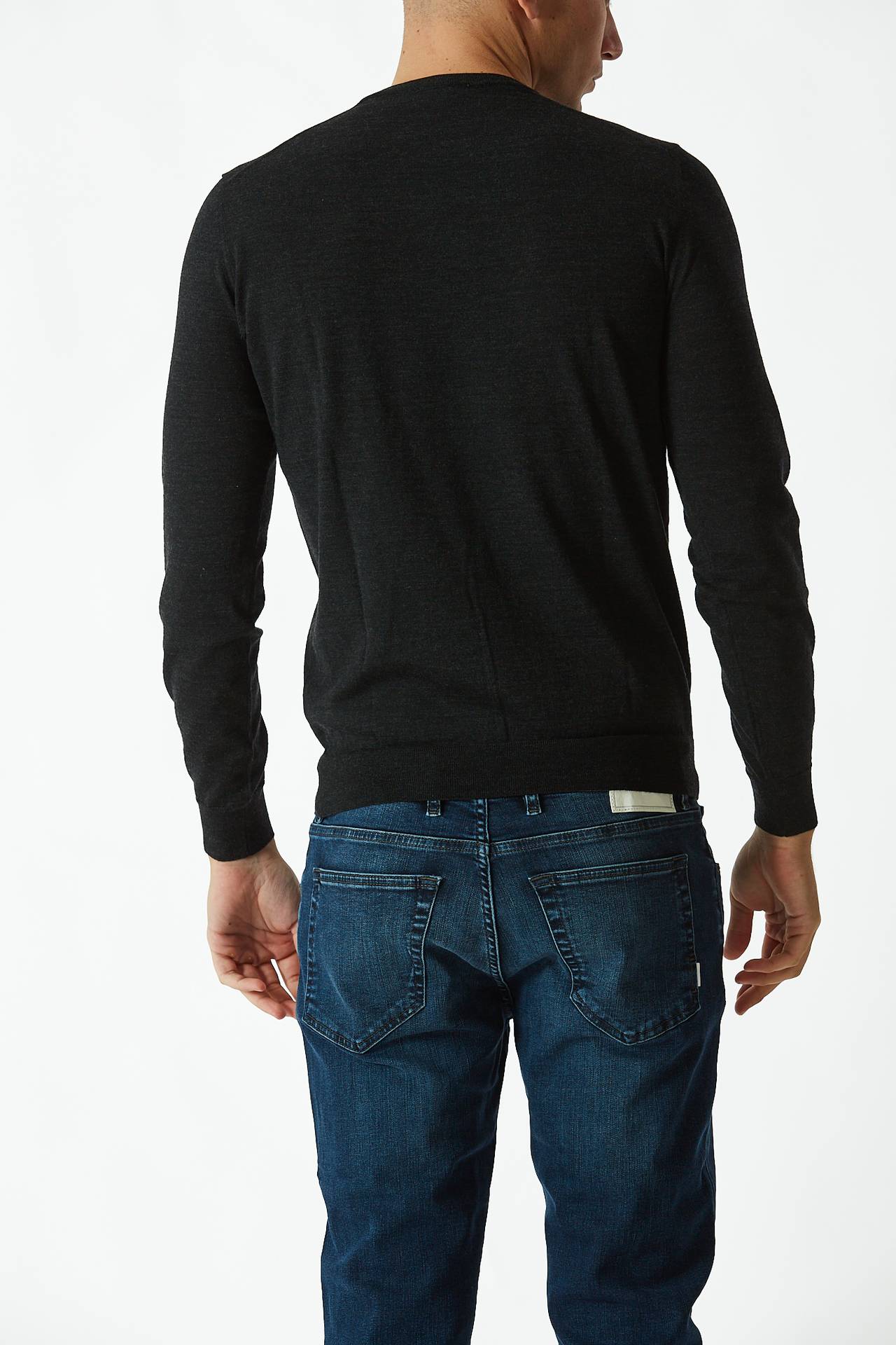 Maglia in lana rasata MODERN antracite