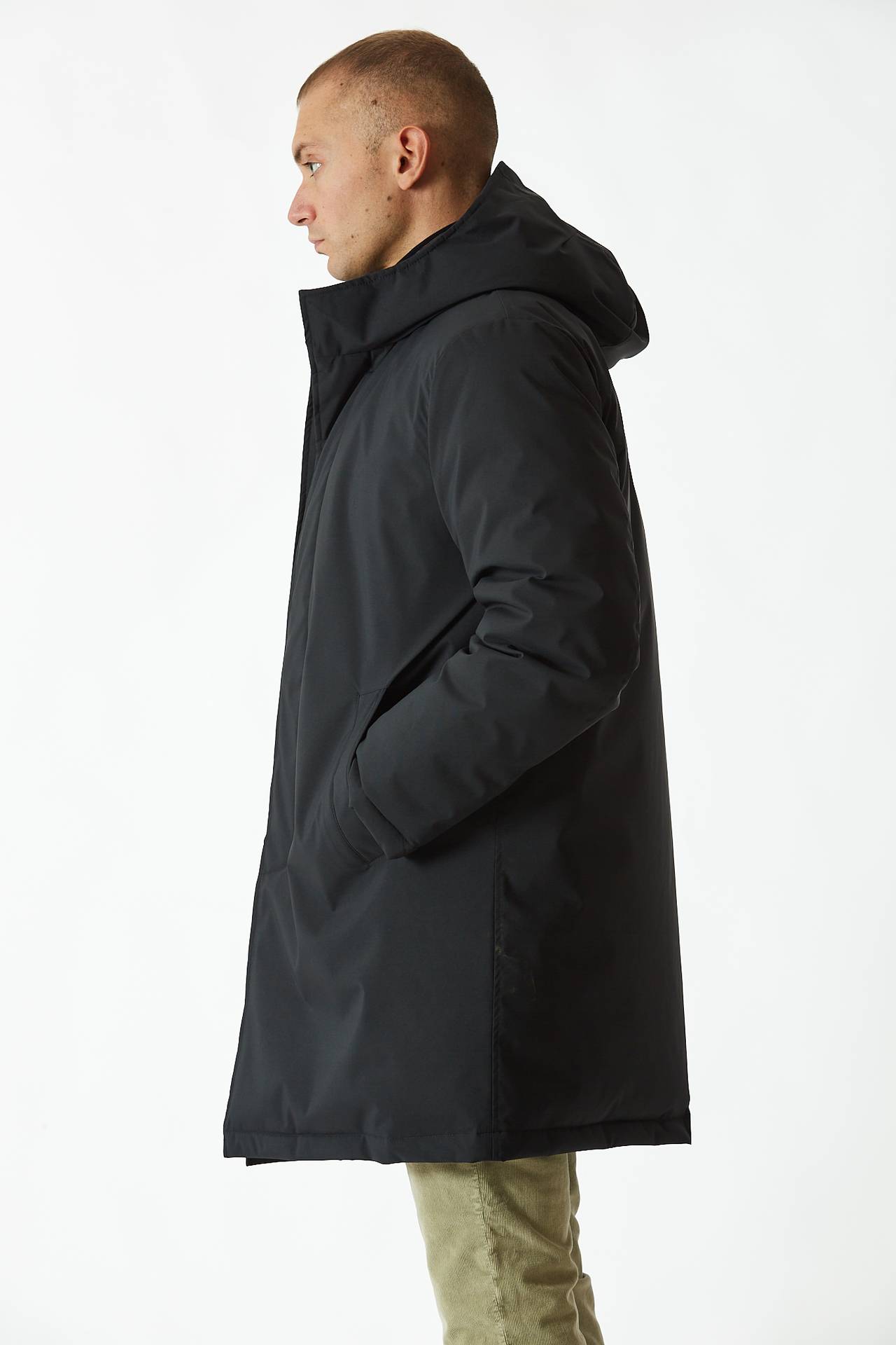 Parka imbottito blu