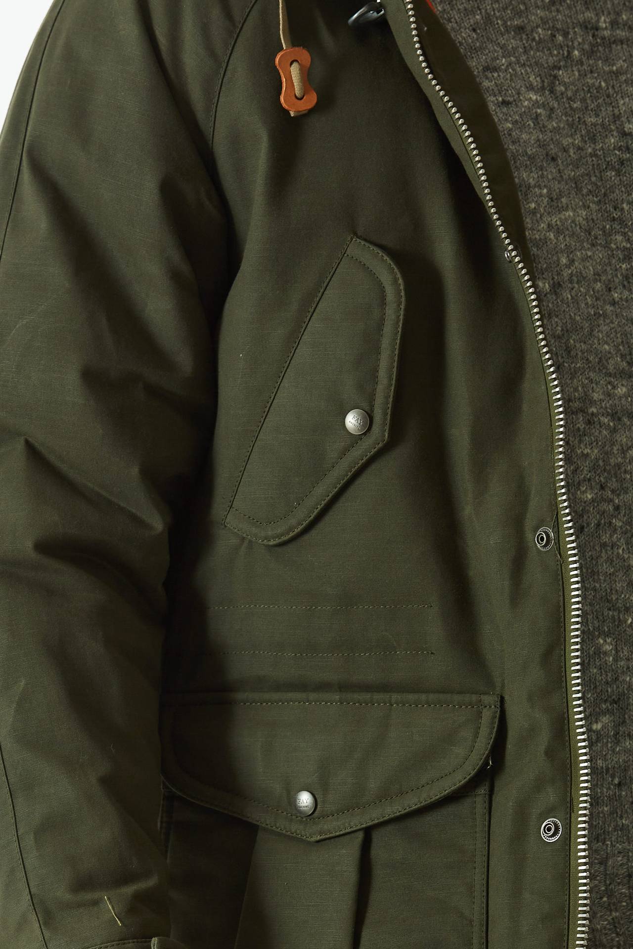 Parka imbottito ARCHIVE verde