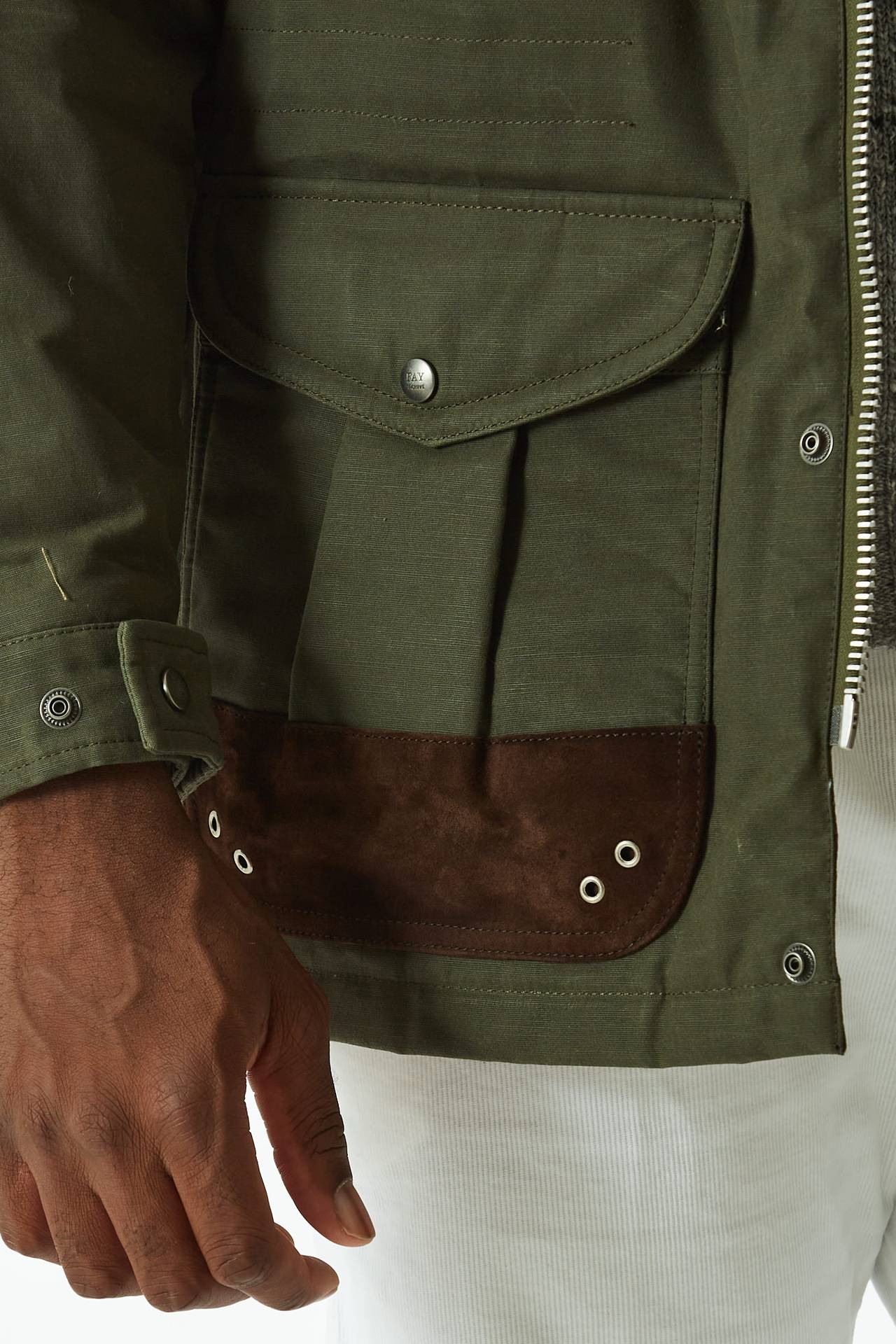Parka imbottito ARCHIVE verde