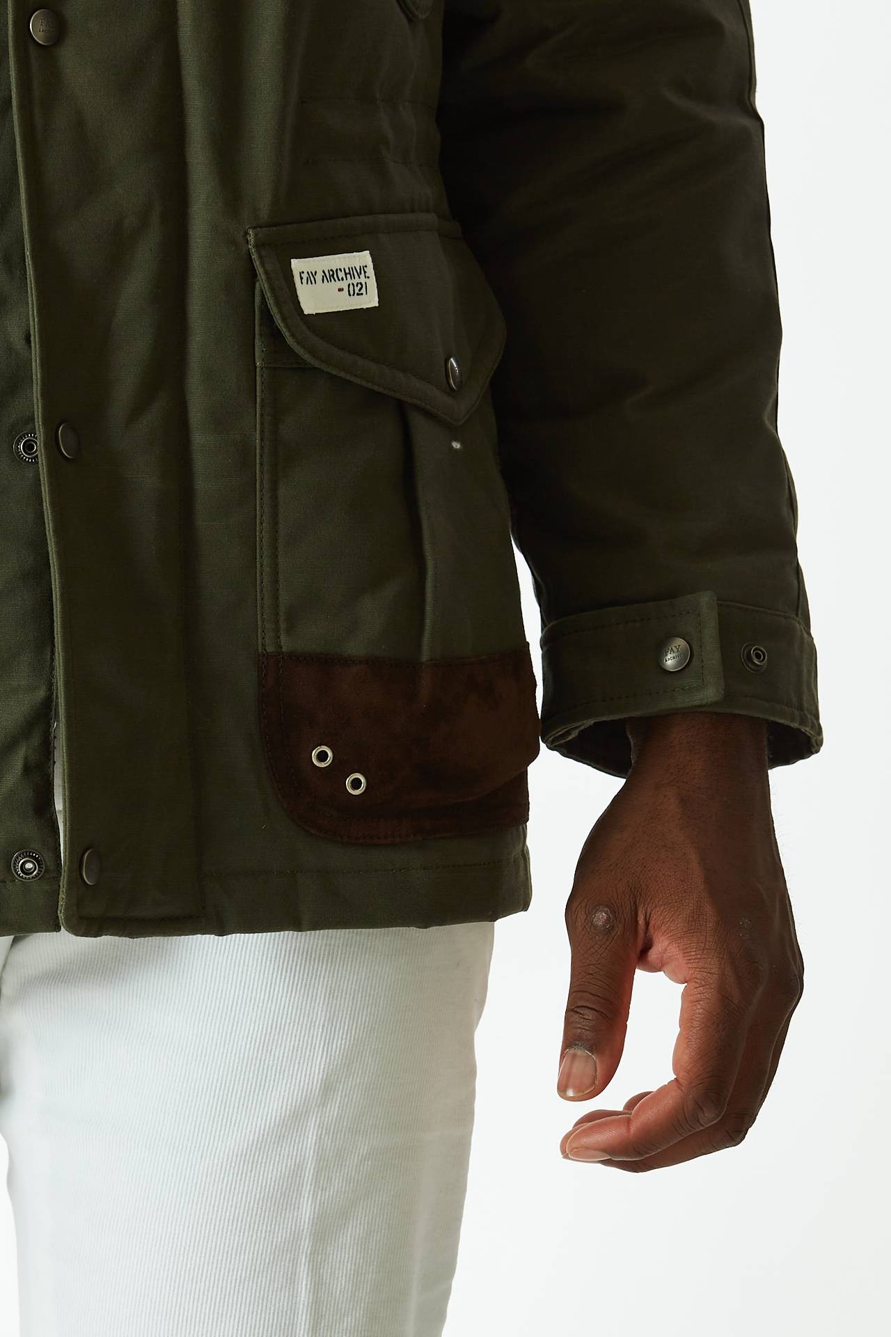 Parka imbottito ARCHIVE verde