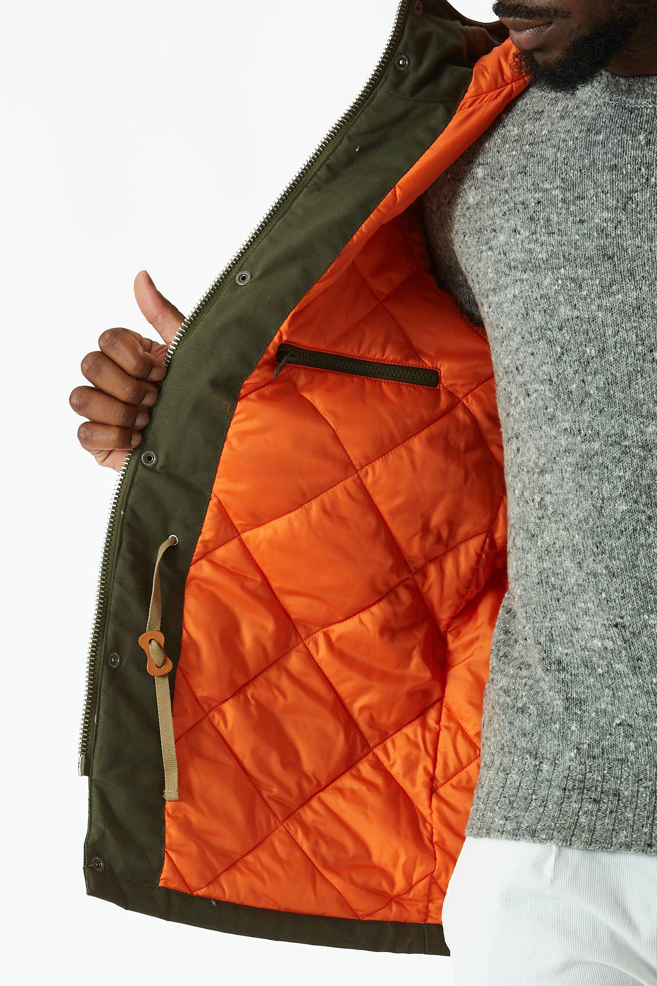 Parka imbottito ARCHIVE verde