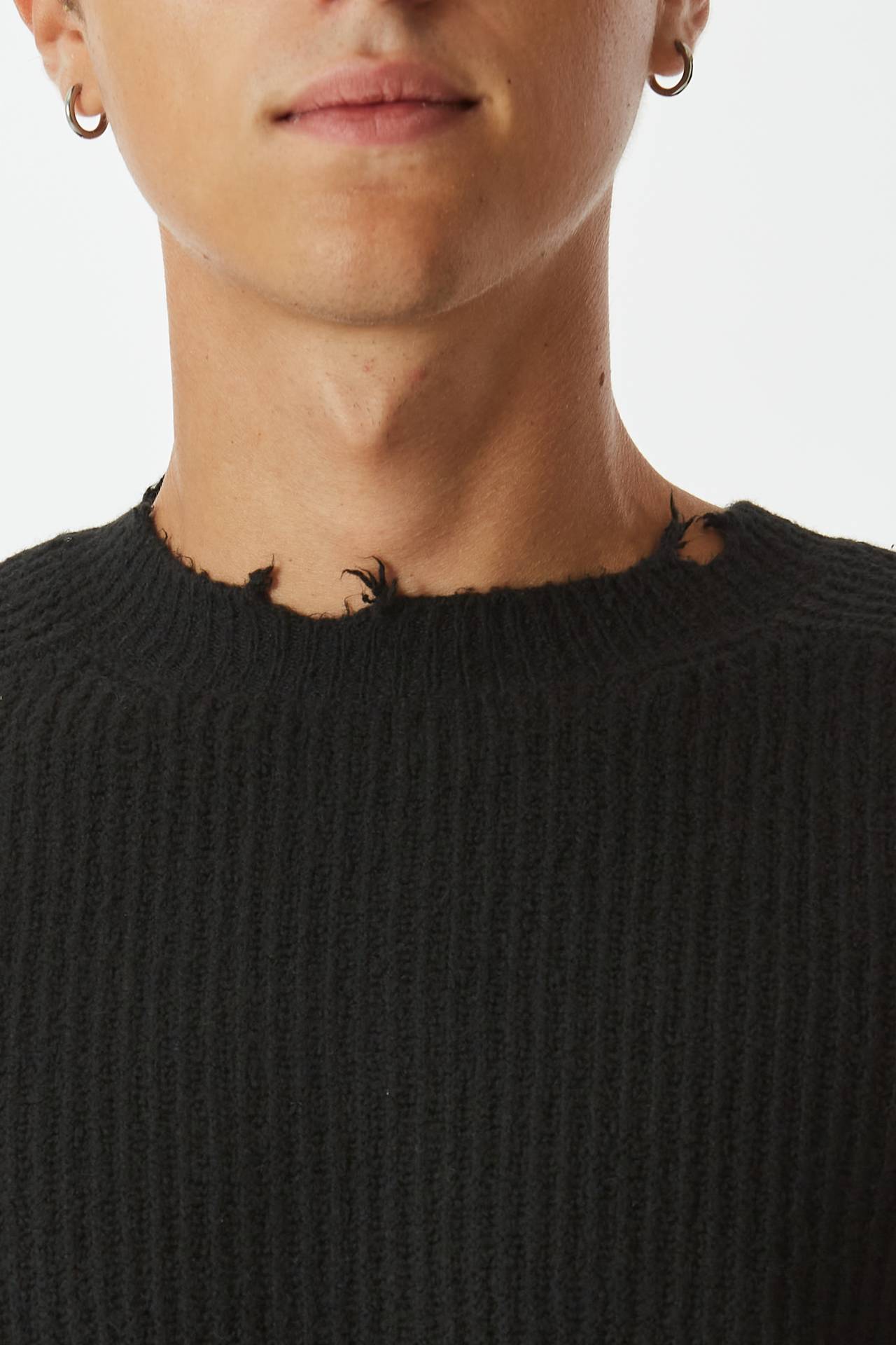 Maglia girocollo nero