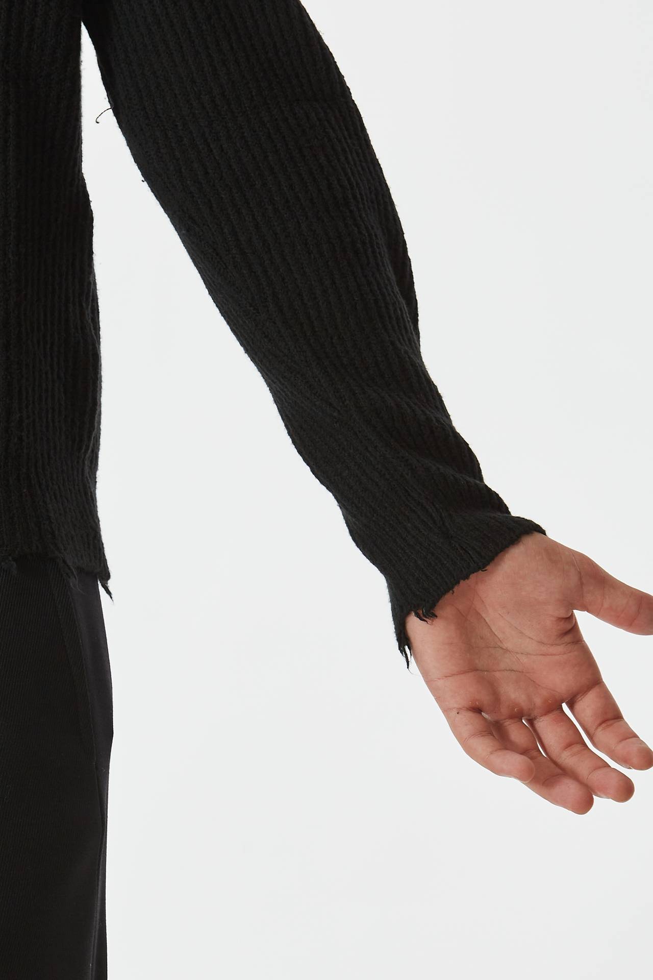 Maglia girocollo nero