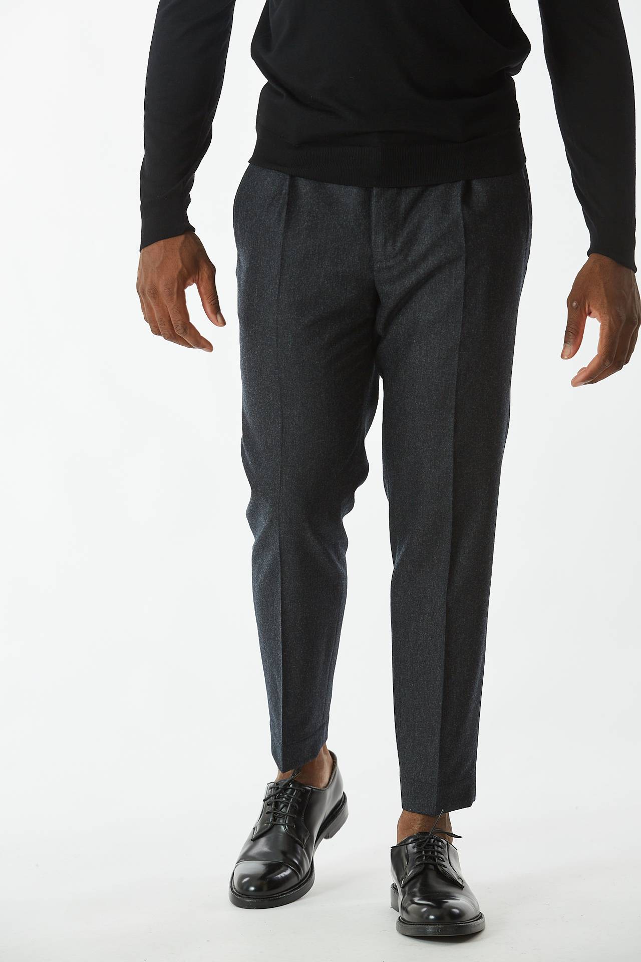 Pantalone in flanella grigio