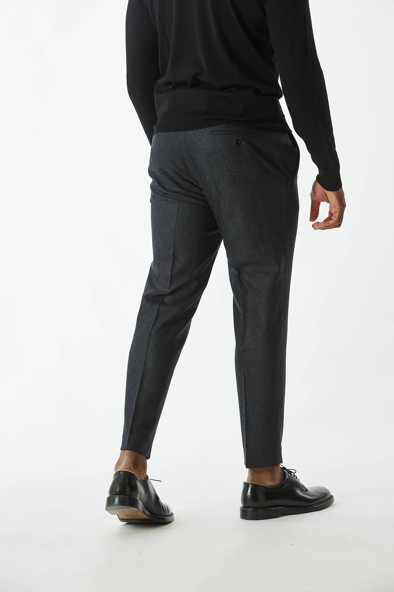 Pantalone in flanella grigio 