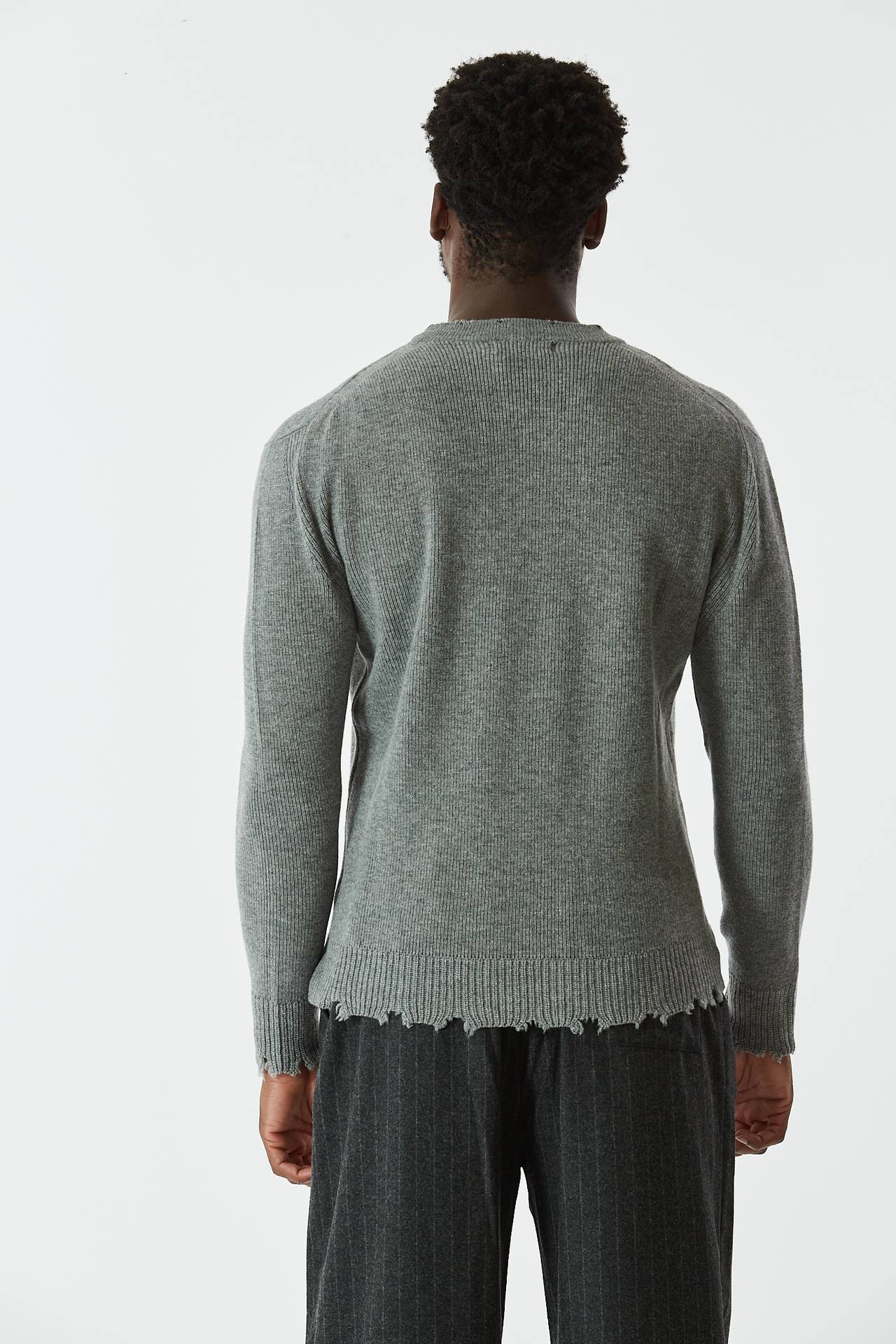 Maglia girocollo grigio