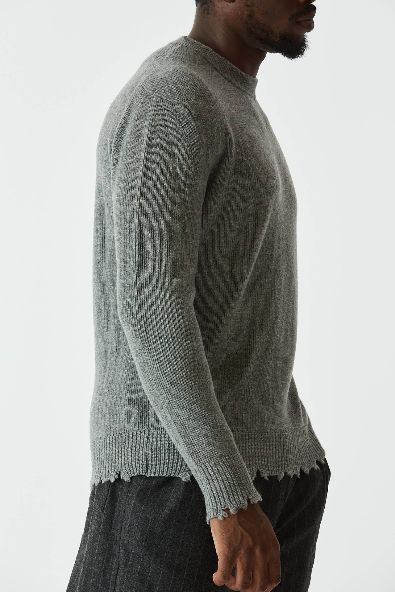 Maglia girocollo grigio